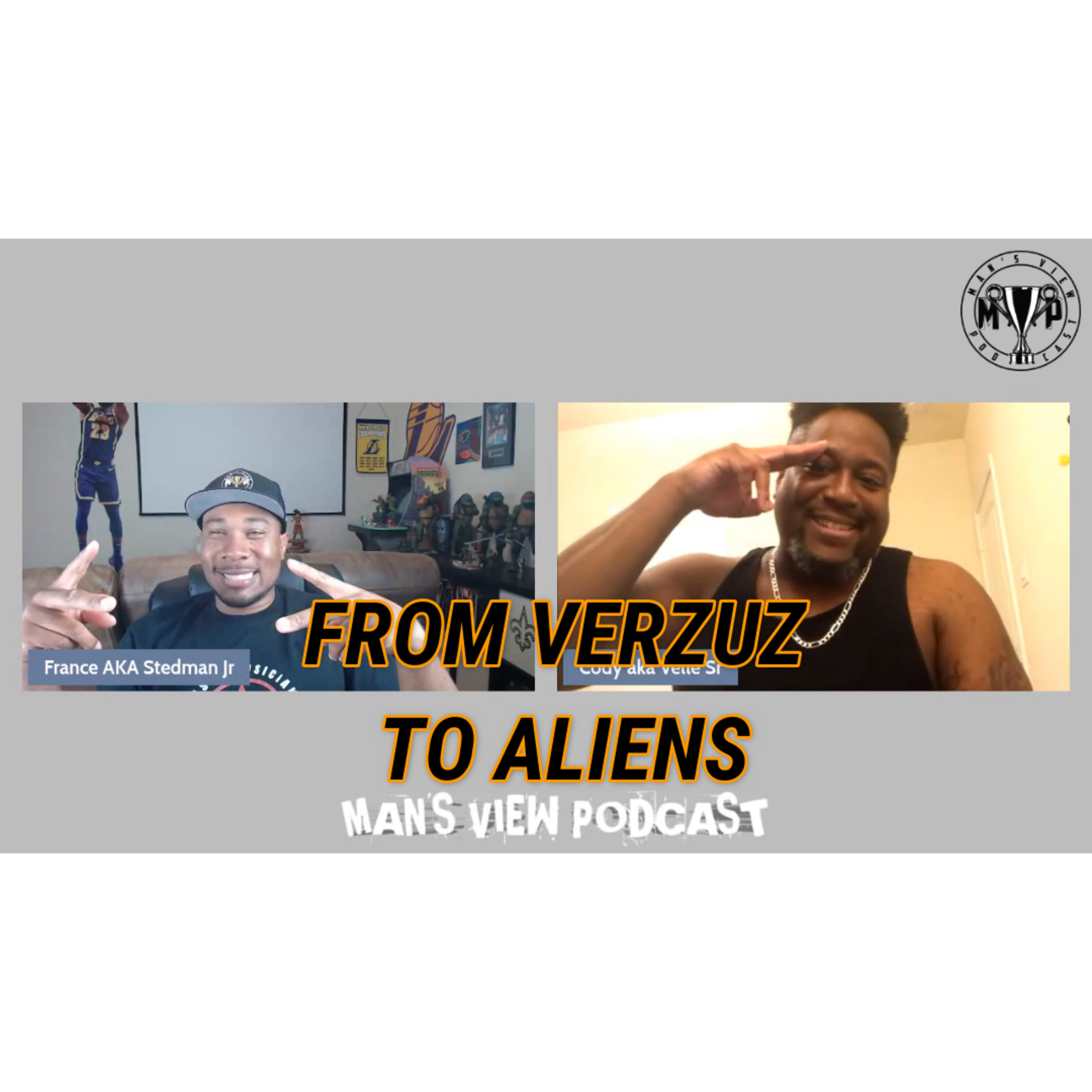 From Verzuz to Aliens episode artwork
