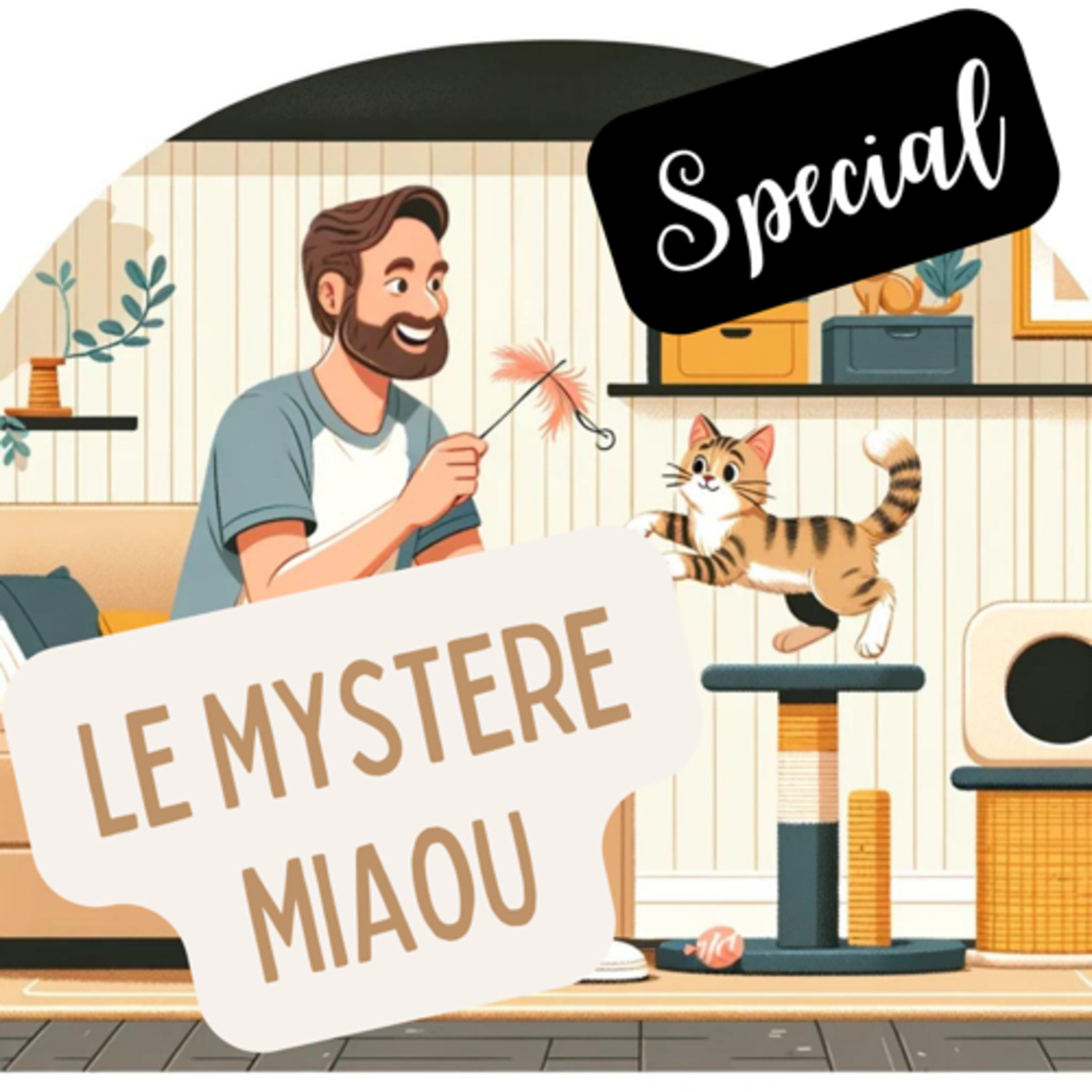 Le Mystère Miaou, un podcast de chats.