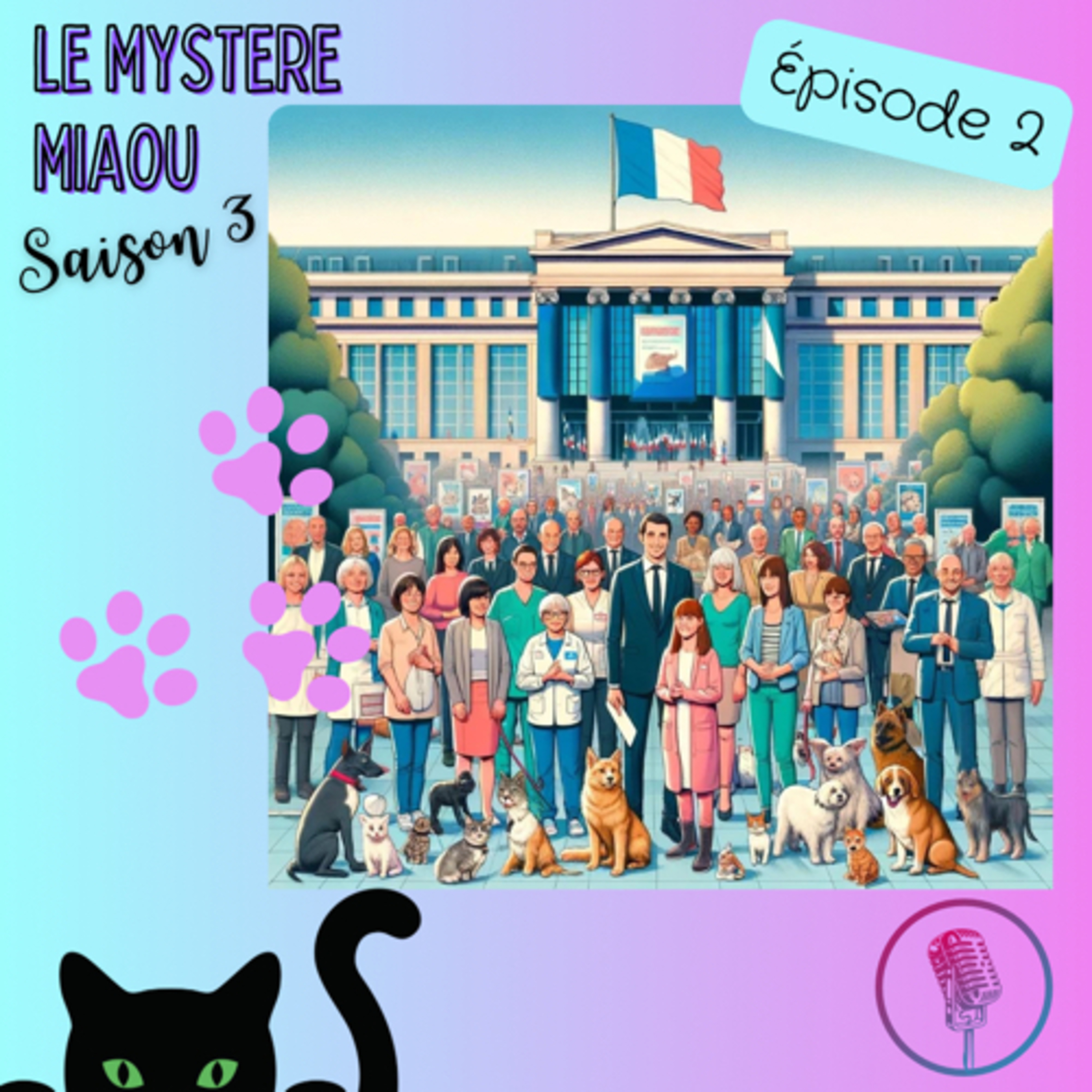 Le Mystère Miaou, un podcast de chats.