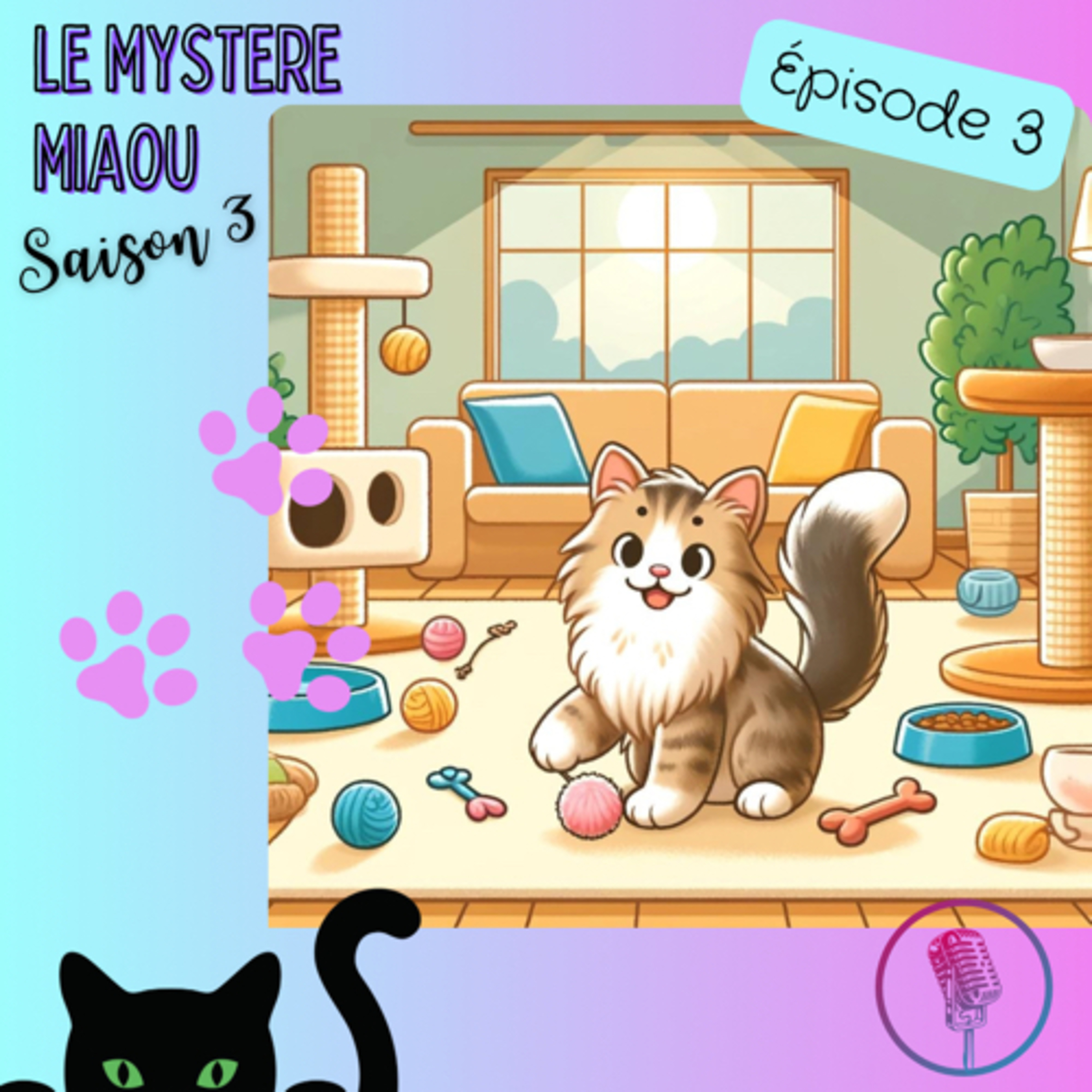 Le Mystère Miaou, un podcast de chats.