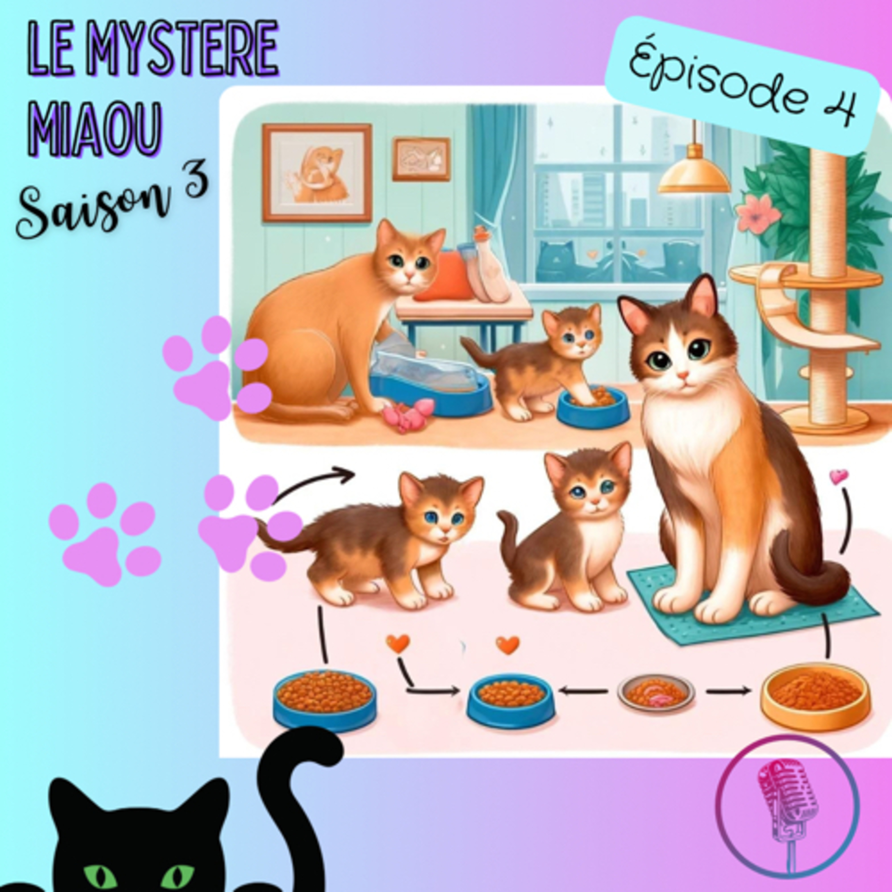 Le Mystère Miaou, un podcast de chats.