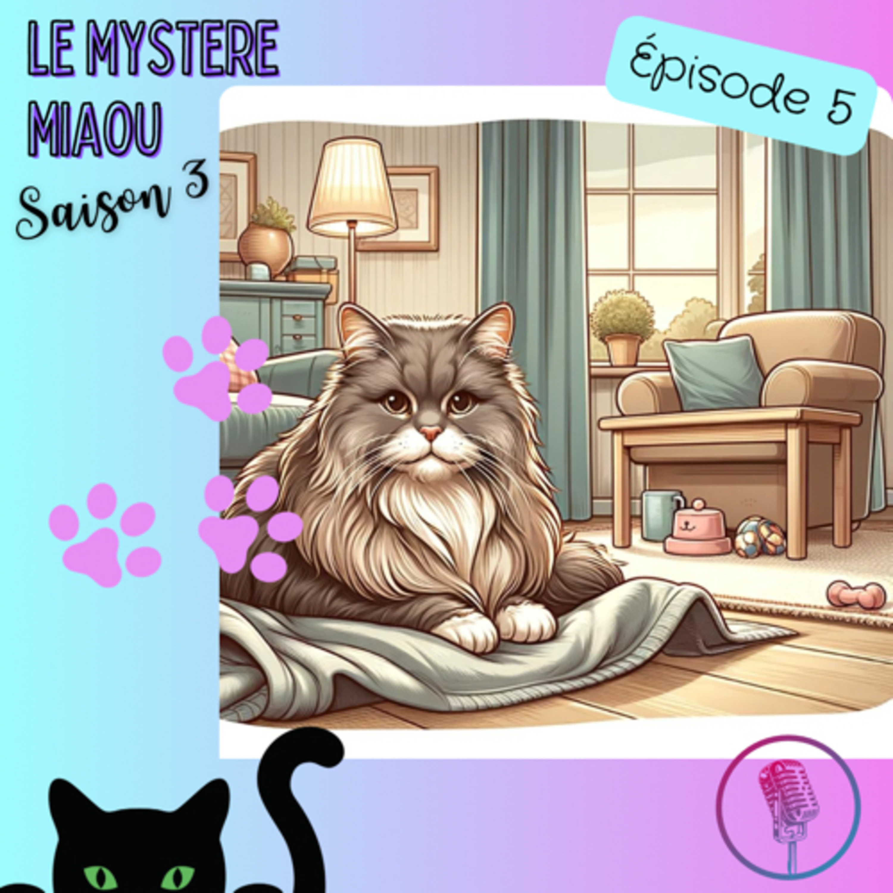 Le Mystère Miaou, un podcast de chats.