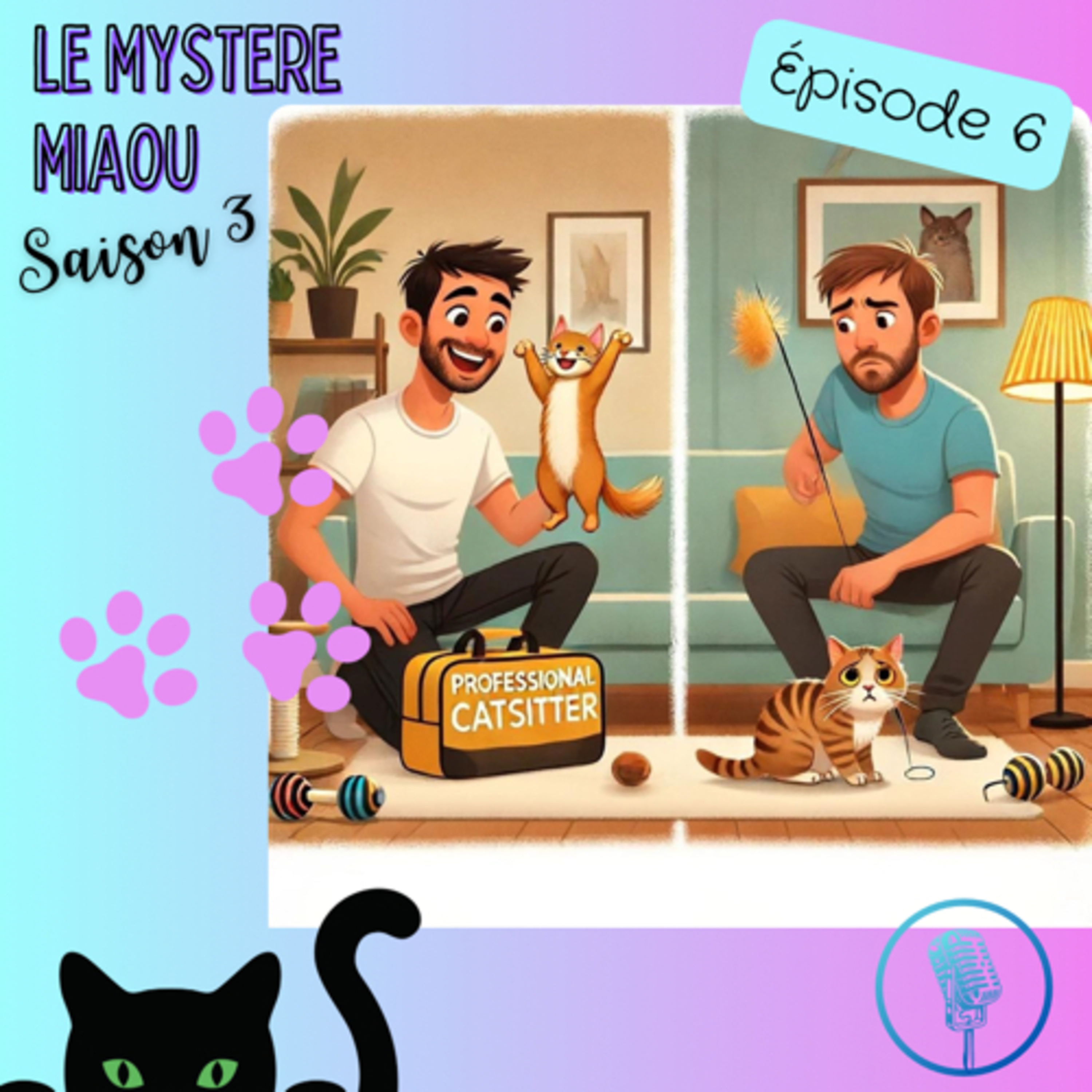 Le Mystère Miaou, un podcast de chats.