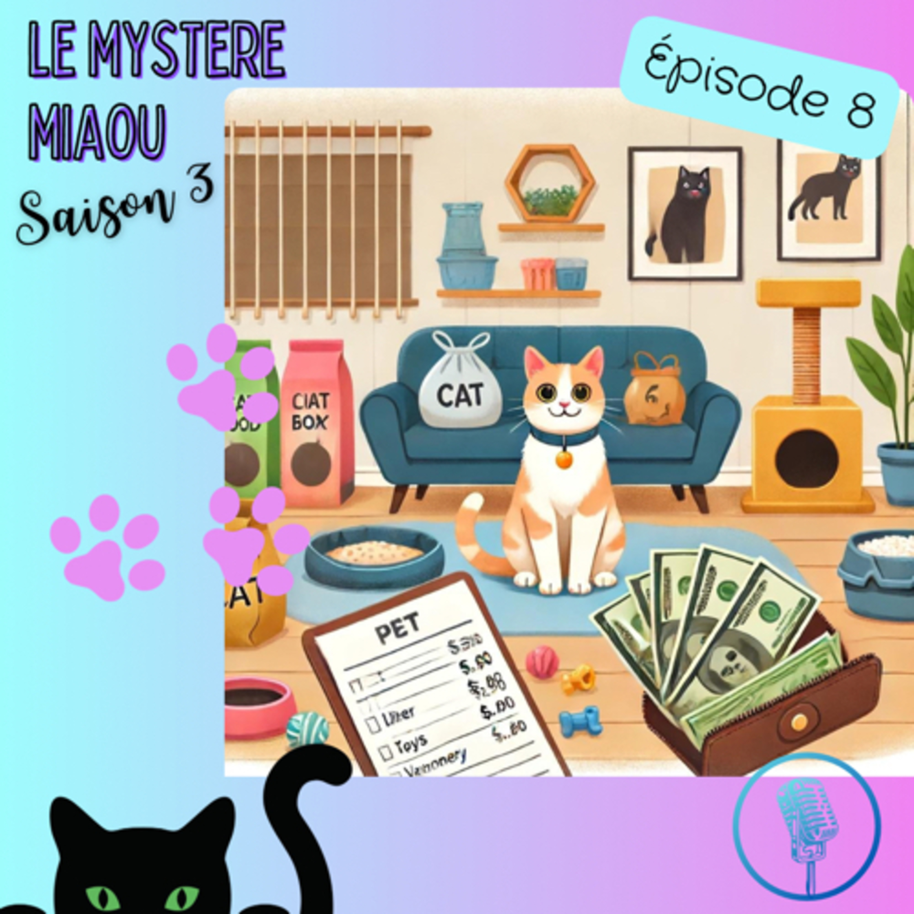 Le Mystère Miaou, un podcast de chats.