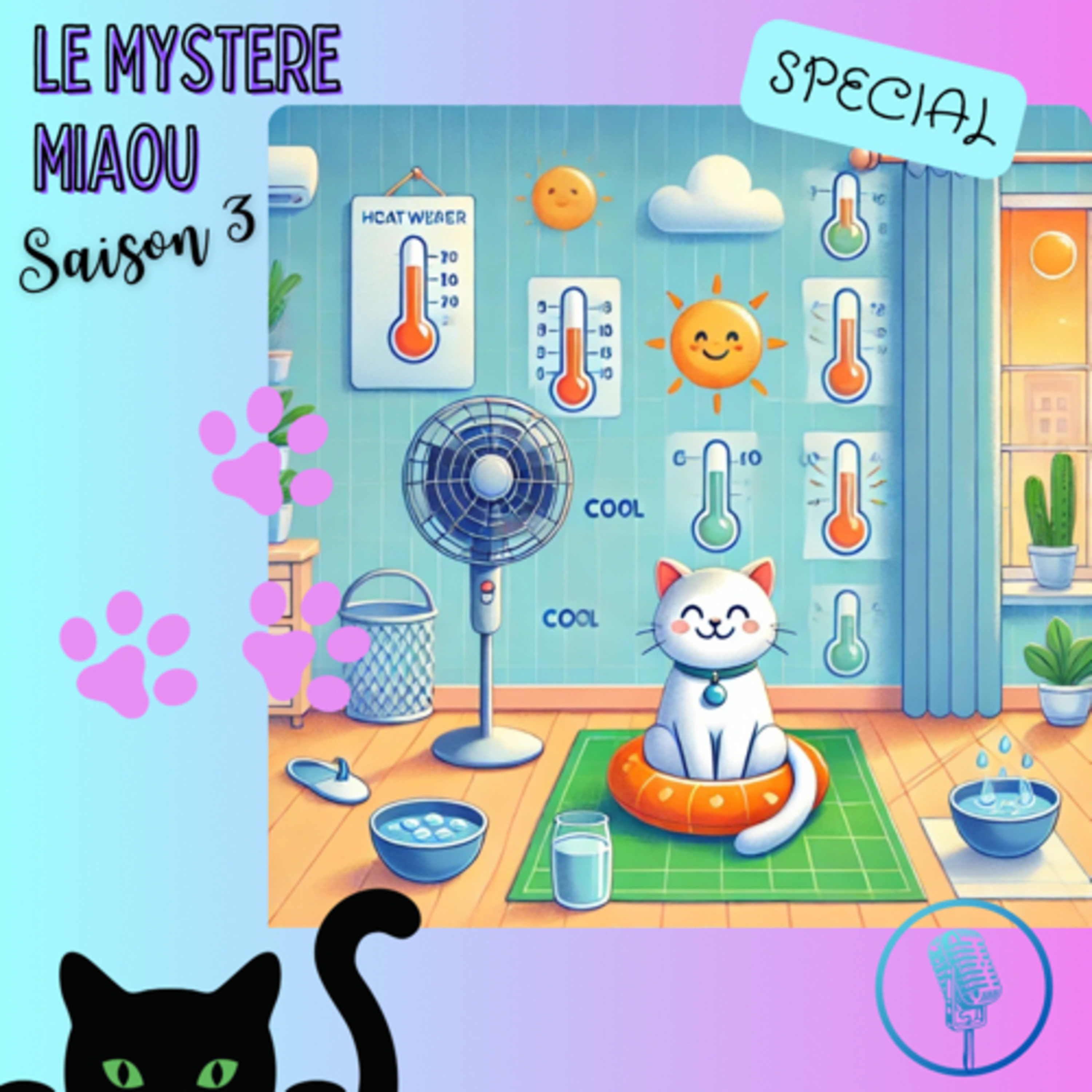 Le Mystère Miaou, un podcast de chats.