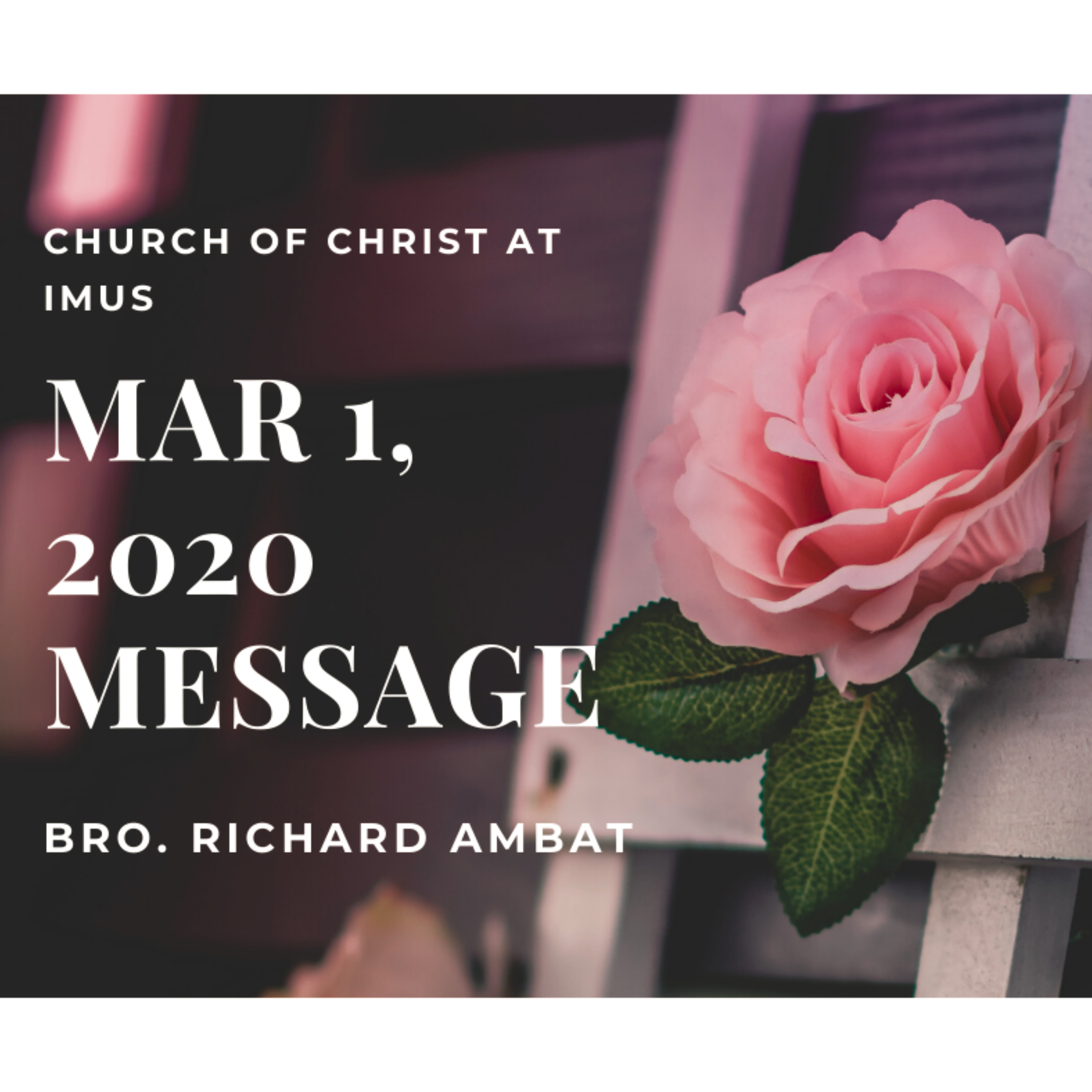 Church of Christ at Imus Sunday Messages