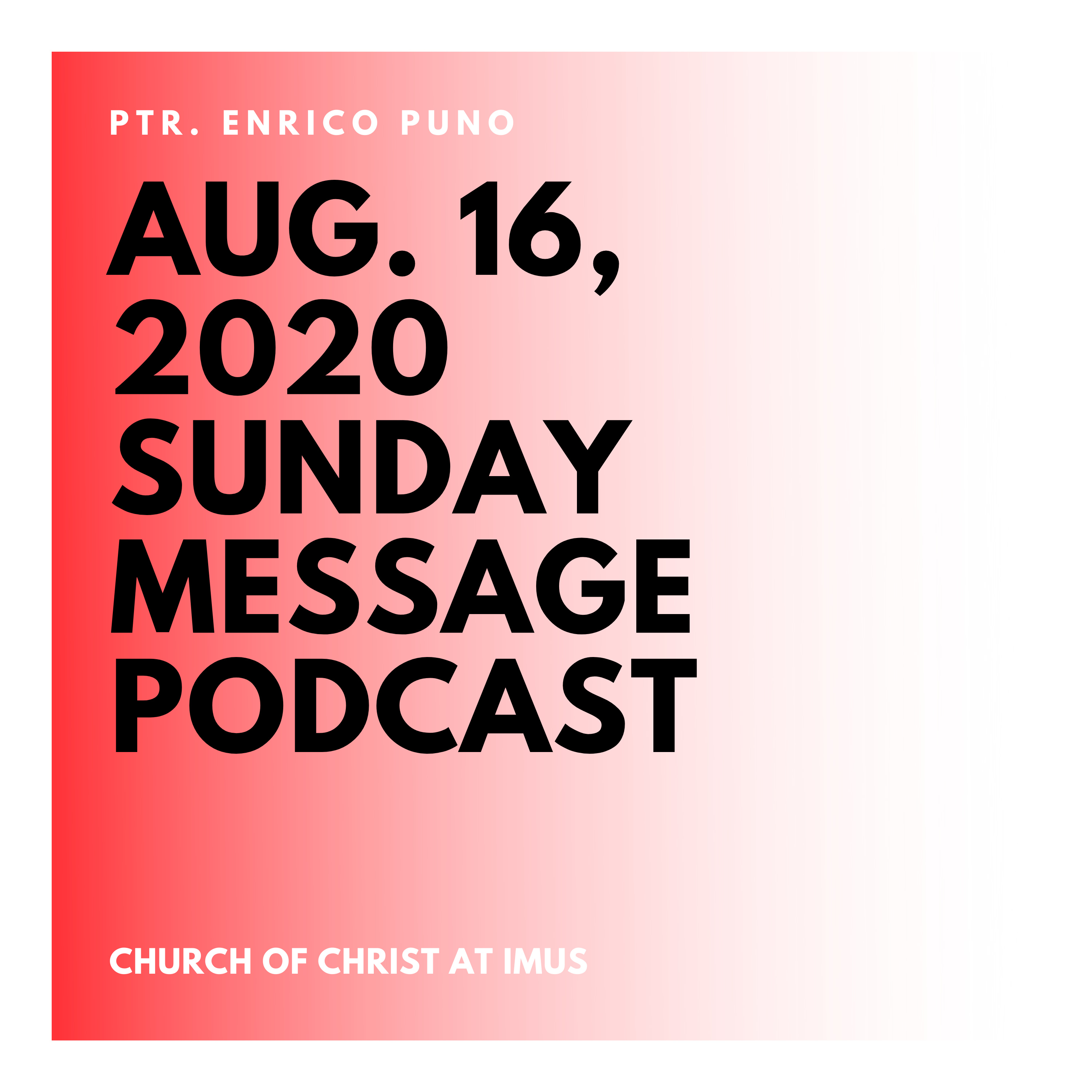 Church of Christ at Imus Sunday Messages