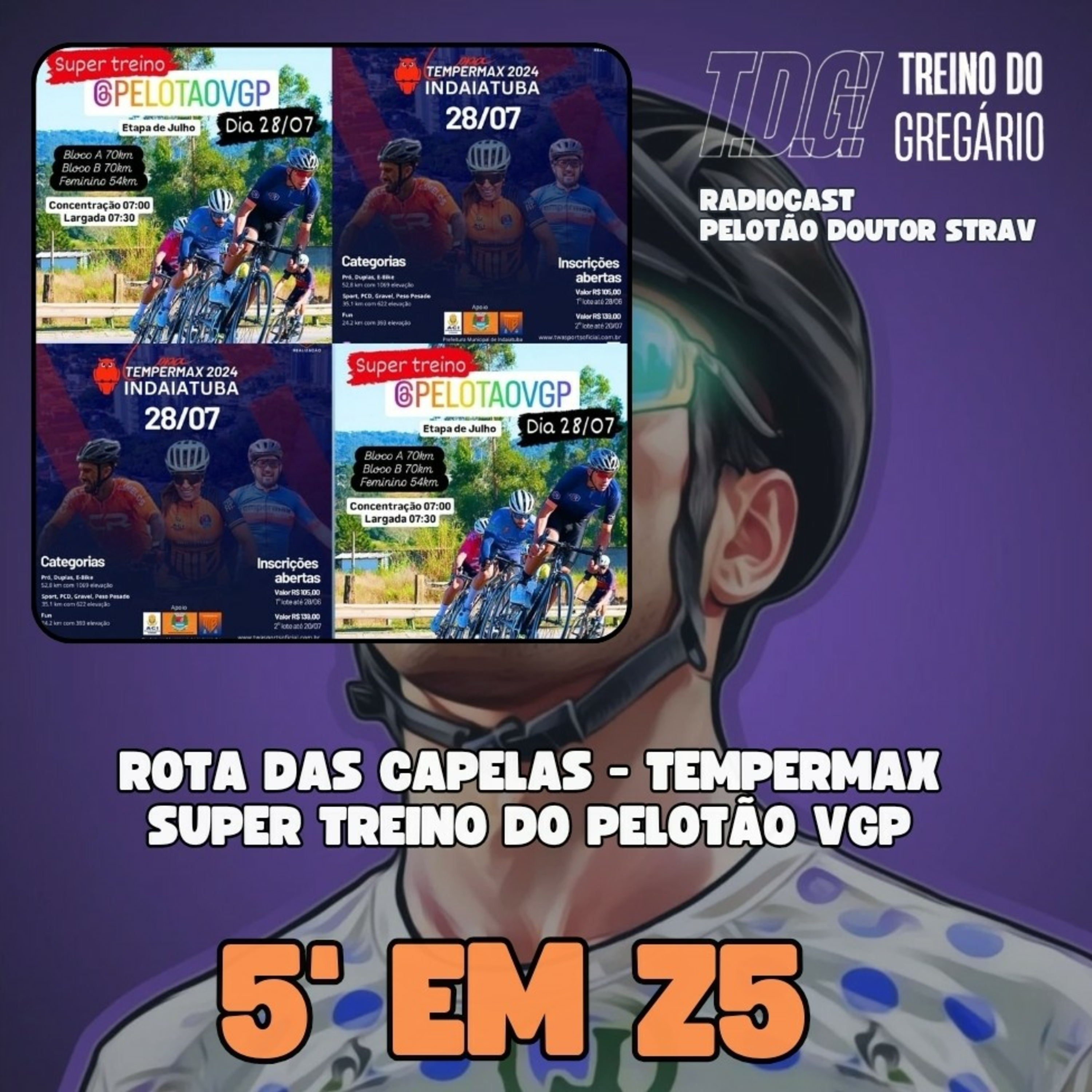 5' em Z5 - Rota das Capelas - Copa Tempermax - Pelotão VGP - Part. Bruno Lima episode artwork