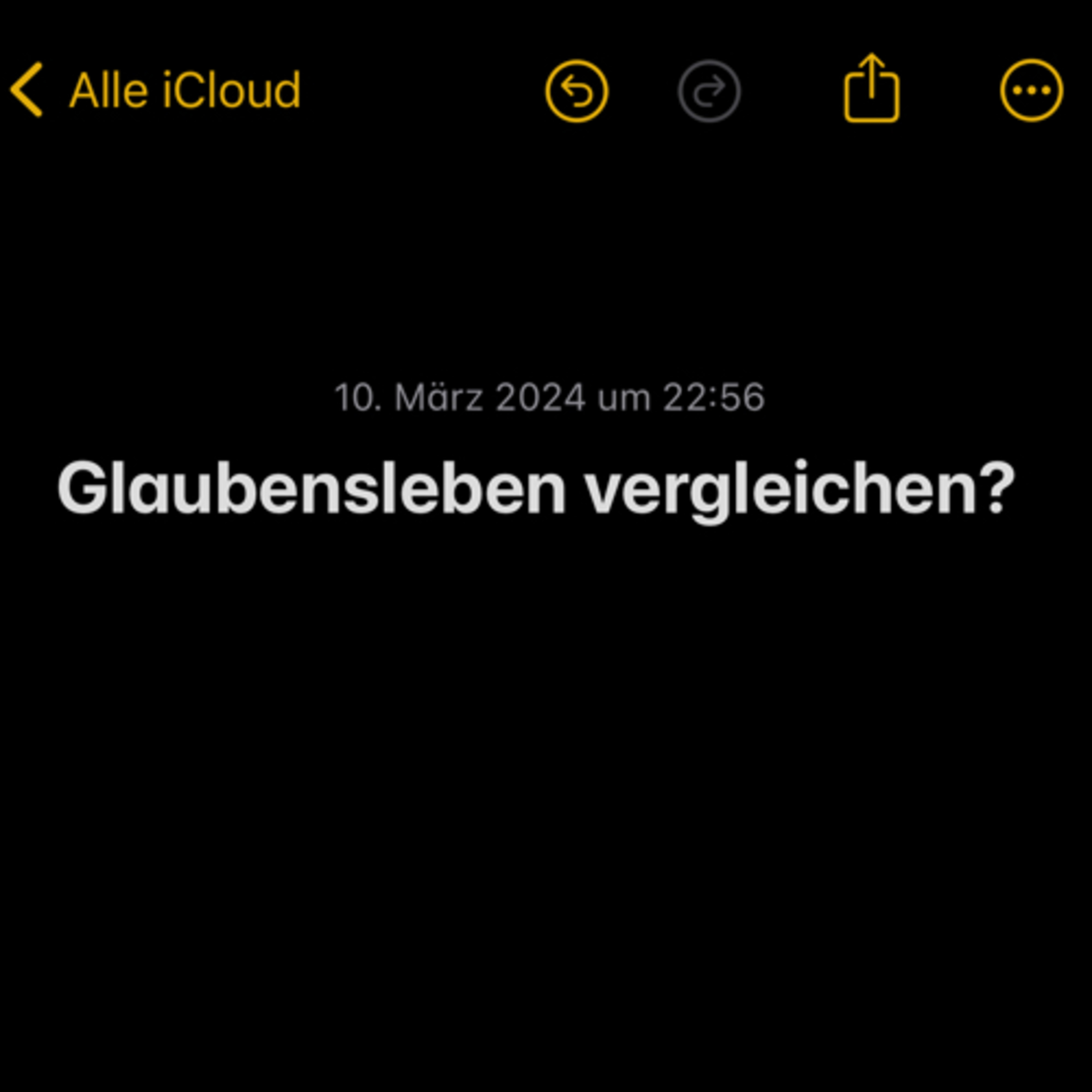Glaubensleben vergleichen ?! episode artwork