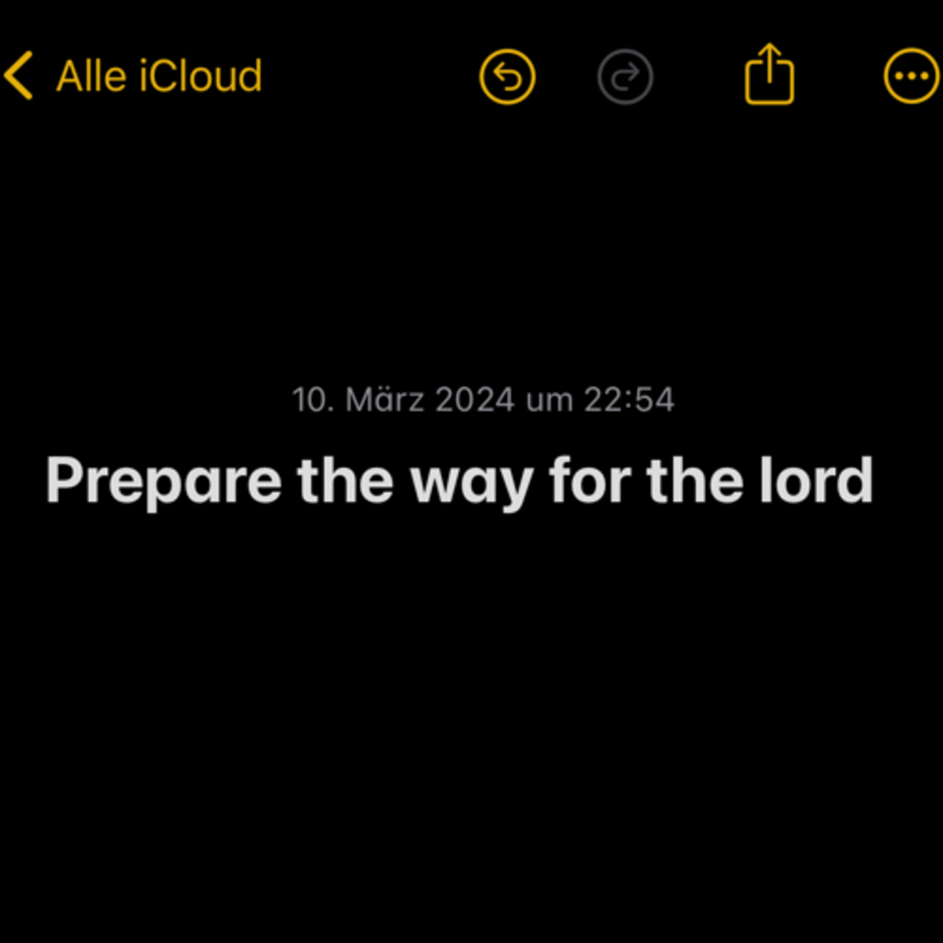 “Prepare the way” for the Lord  episode artwork