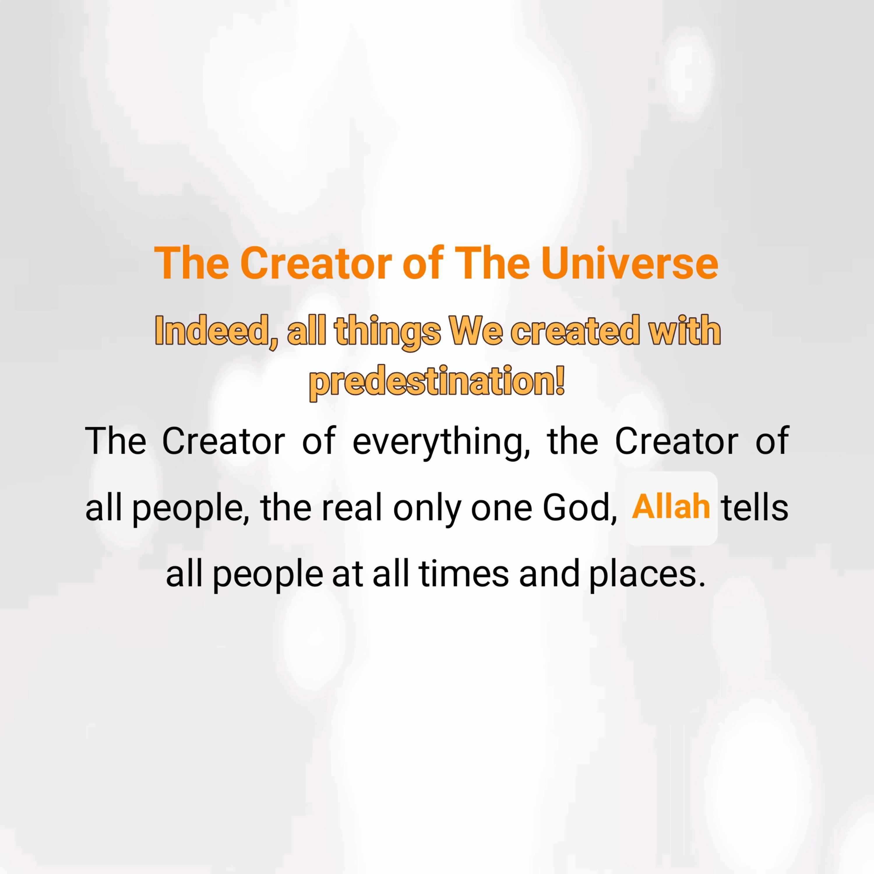 Indeed, all things We created with predestination! episode artwork