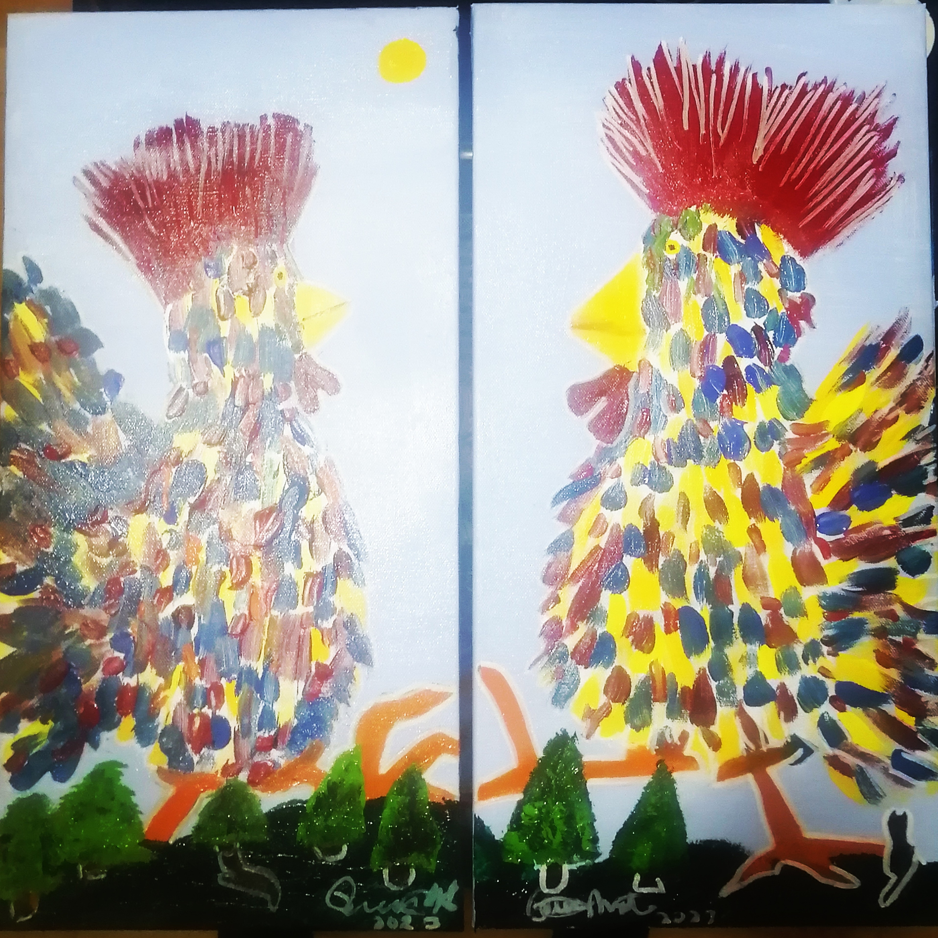 Enchanted Forest, Episode 3: Giant Roosters Fight