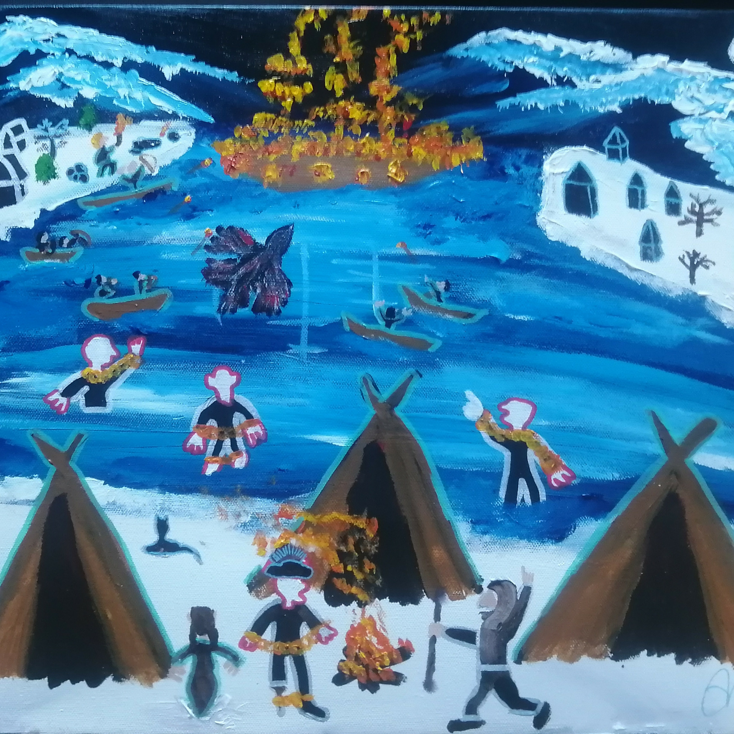 Les Flammes de la Rétribution - Le Navire Fantôme de la Baie des Chaleurs. FR