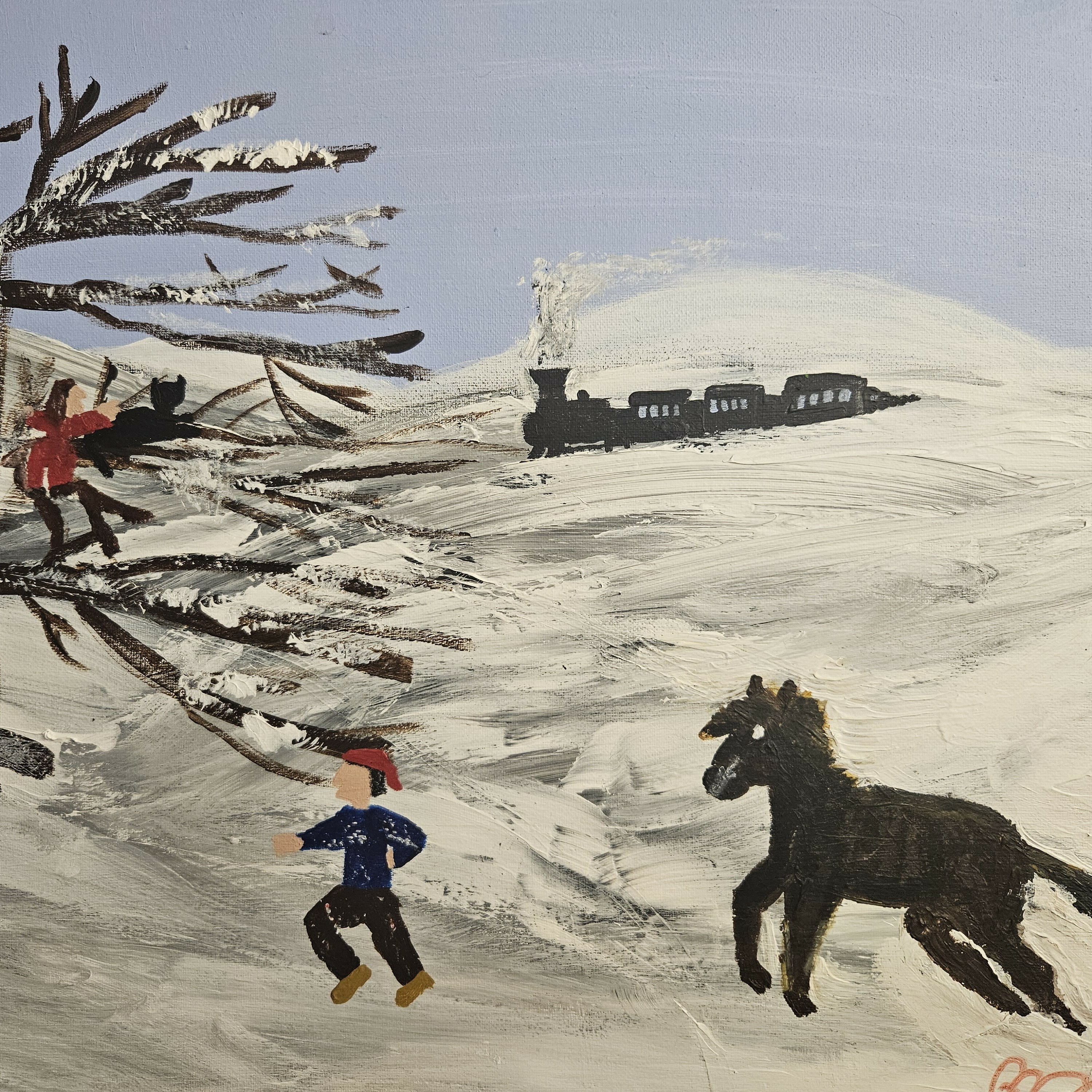 Alexis the runner, Jack the Cat and Lily