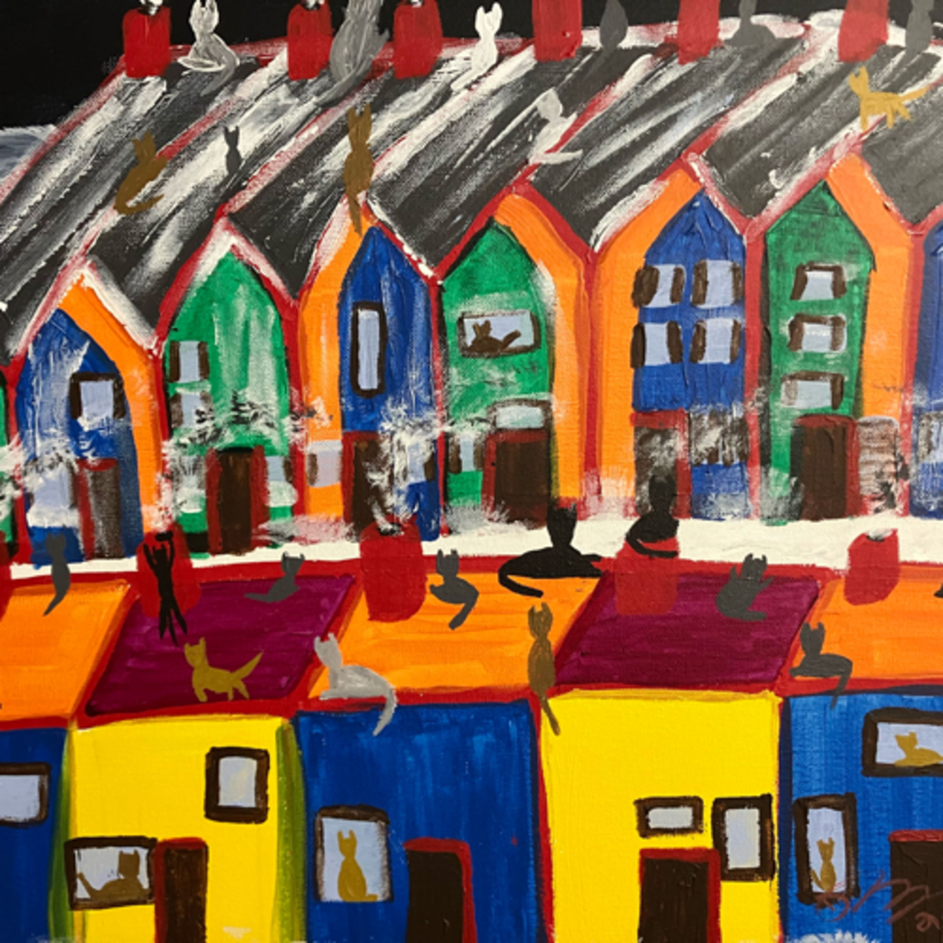 La Nuit à la Ville des Chats