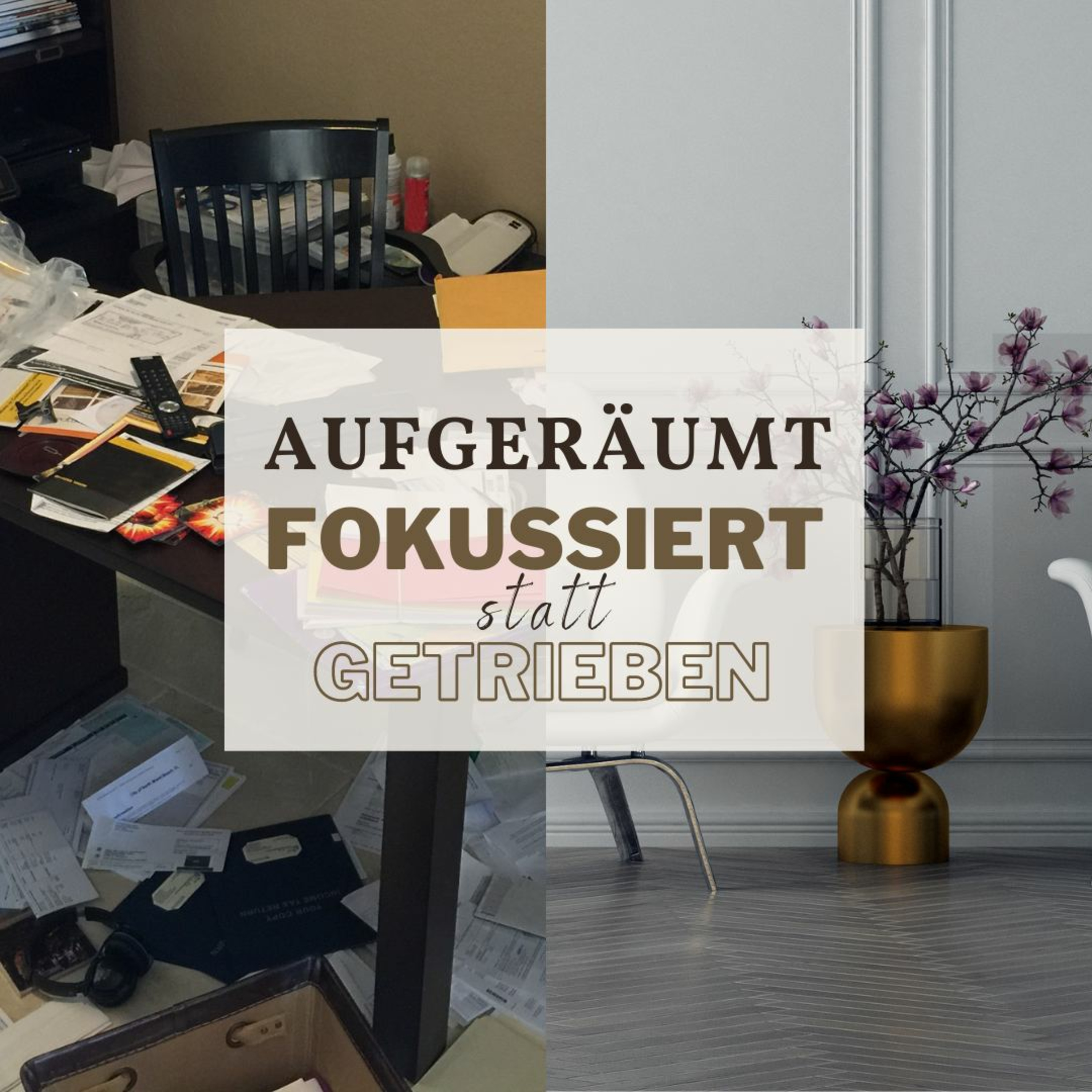 Aufgeräumt #3: FOKUSSIERT statt GETRIEBEN | Daniel Gerasch inkl. Interview mit Melanie Wassermann episode artwork