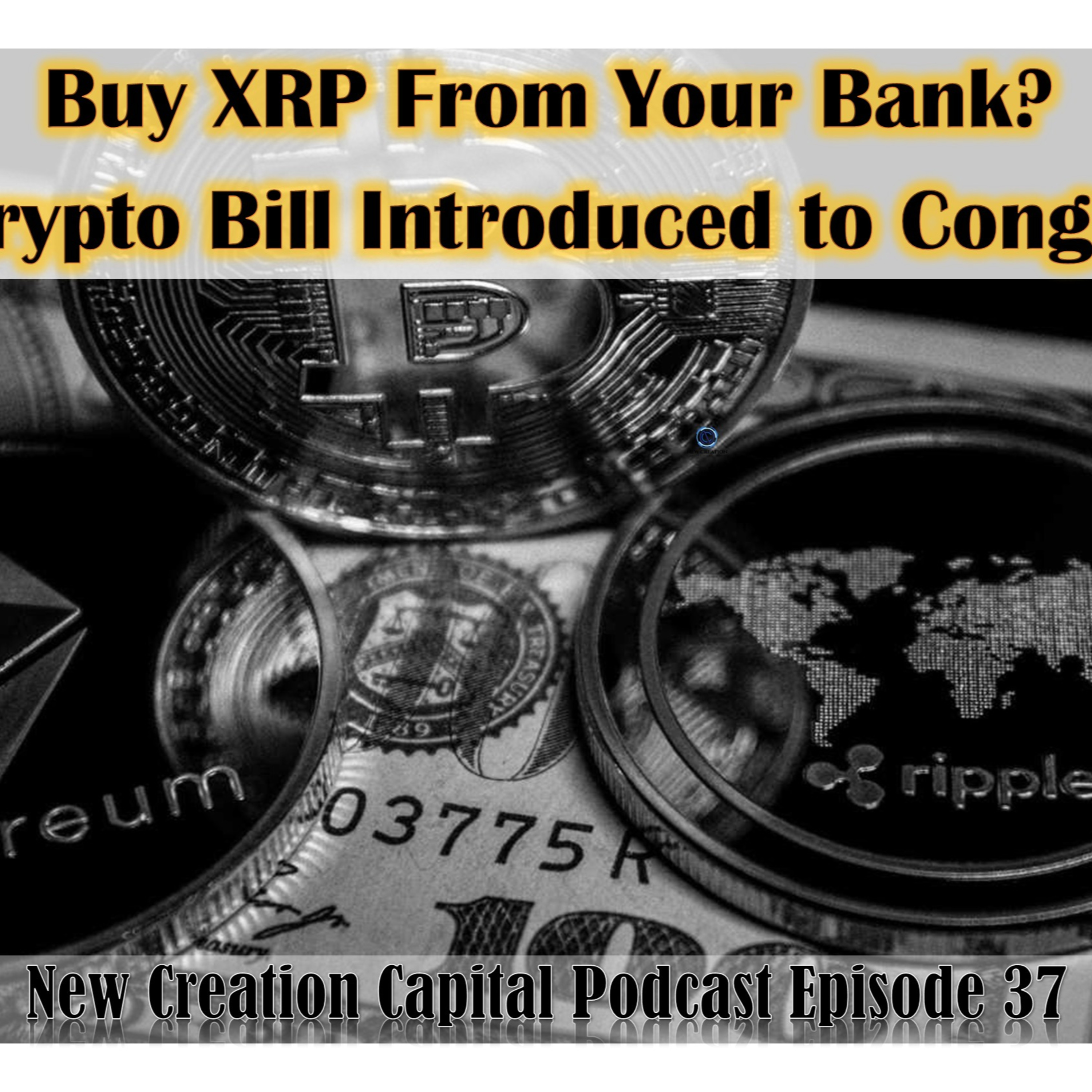 Episode 37: Buy XRP From Your Bank? 32 Crypto Bills Introduced to Congress? BTC Stock 2 Flow Model? episode artwork