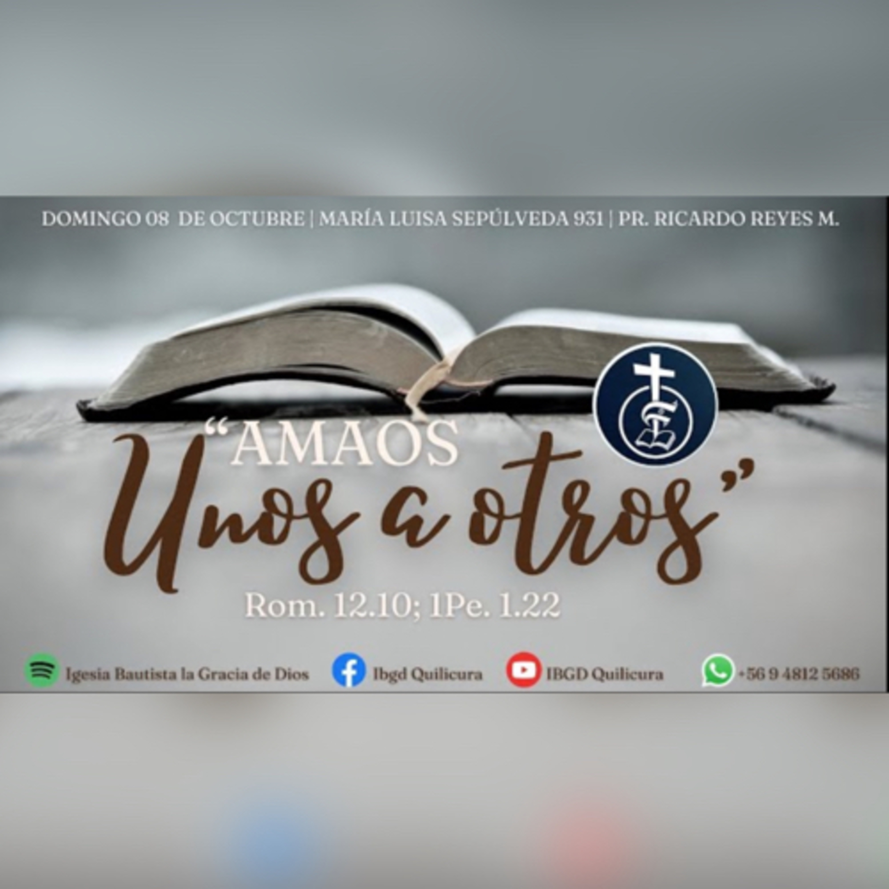 Amaos unos a otros | Rom. 12.10; 1Pe. 1.22. episode artwork