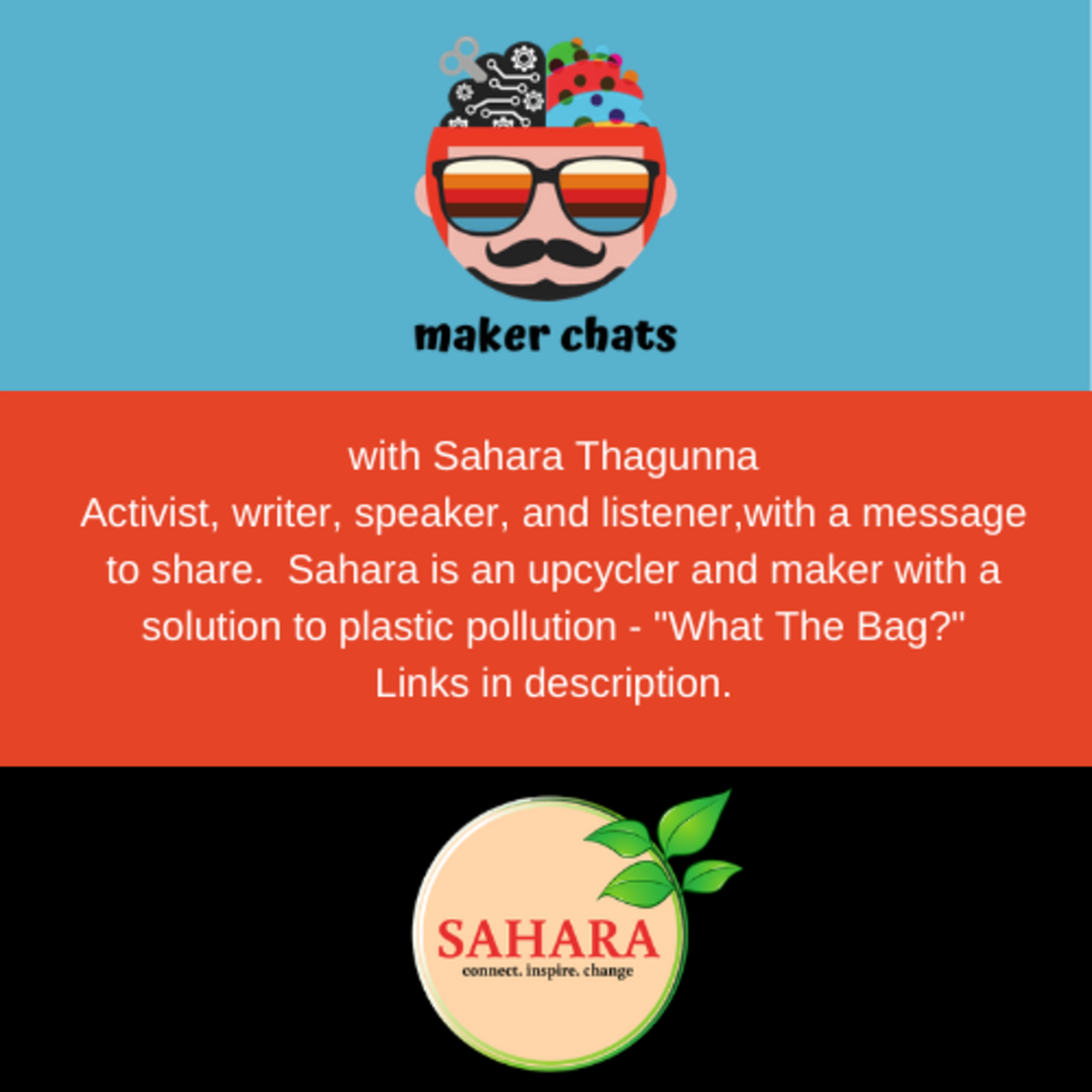 A SOLUTION to Plastic Pollution with Sahara Thagunna and "WHAT THE BAG?"