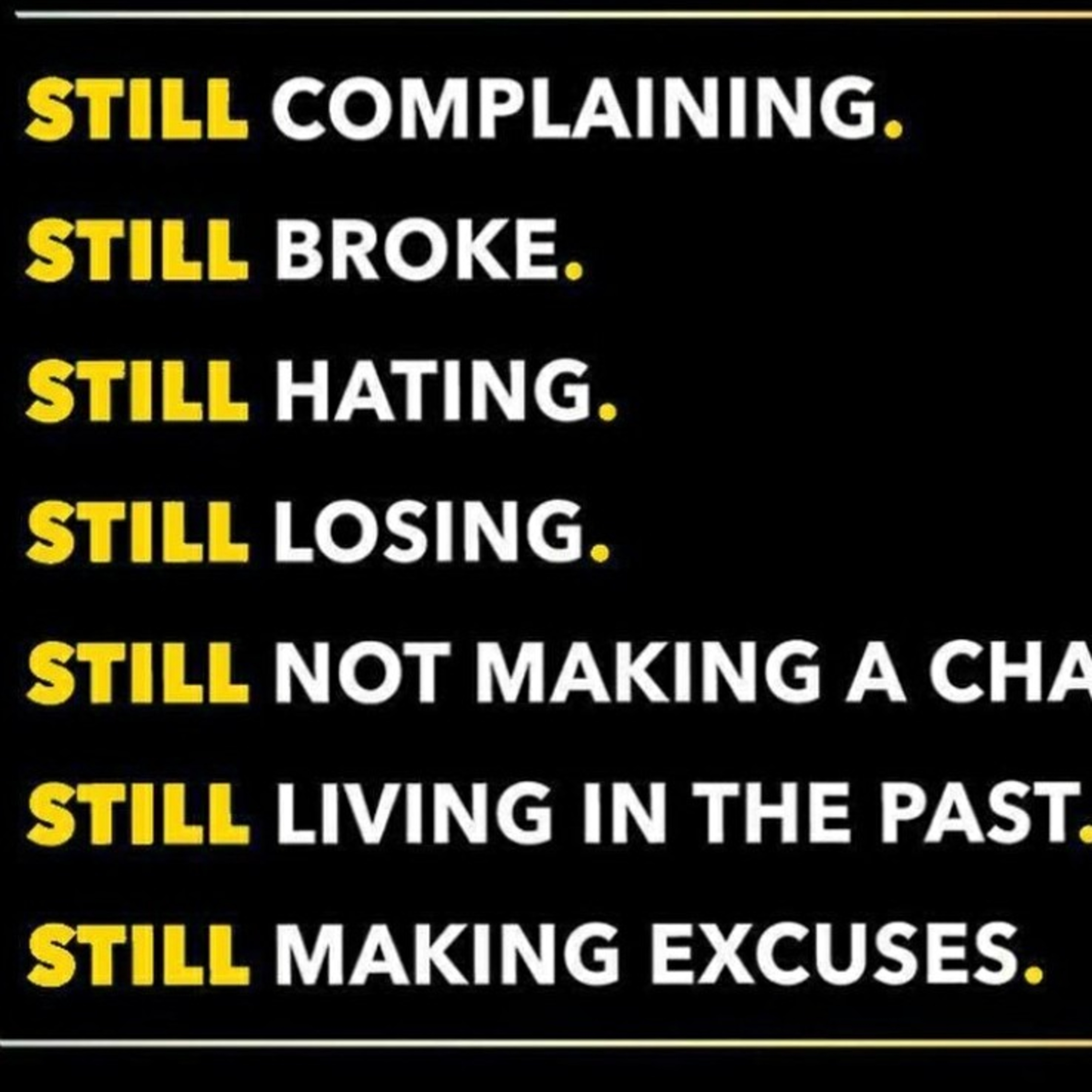 Stay Away From Still People
