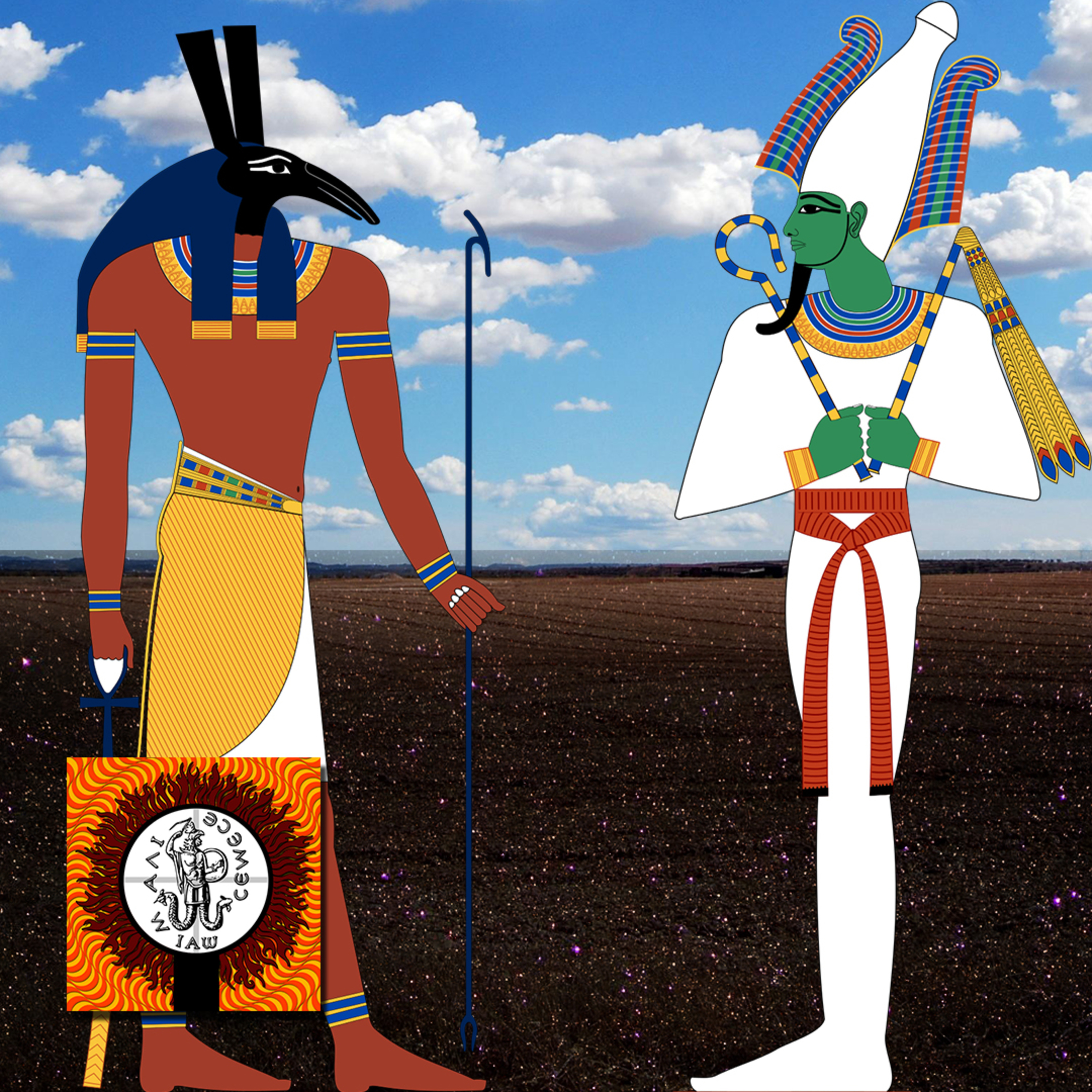 Seth and Osiris, the duality of Chaos and Order. Saturn and the Second Sun.