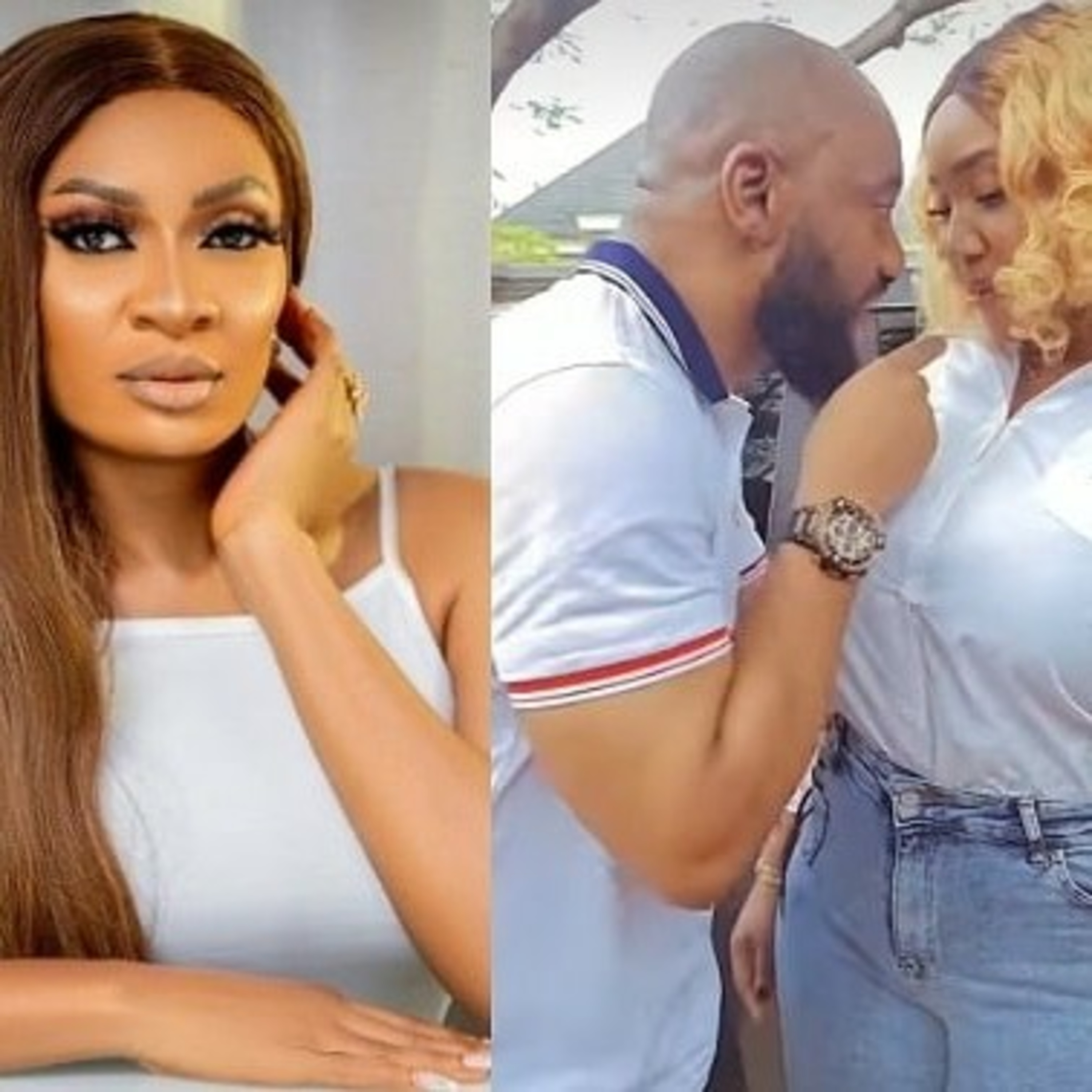 A conversation between Yul Edochie and his first wife May Edochie surfaces online, episode artwork