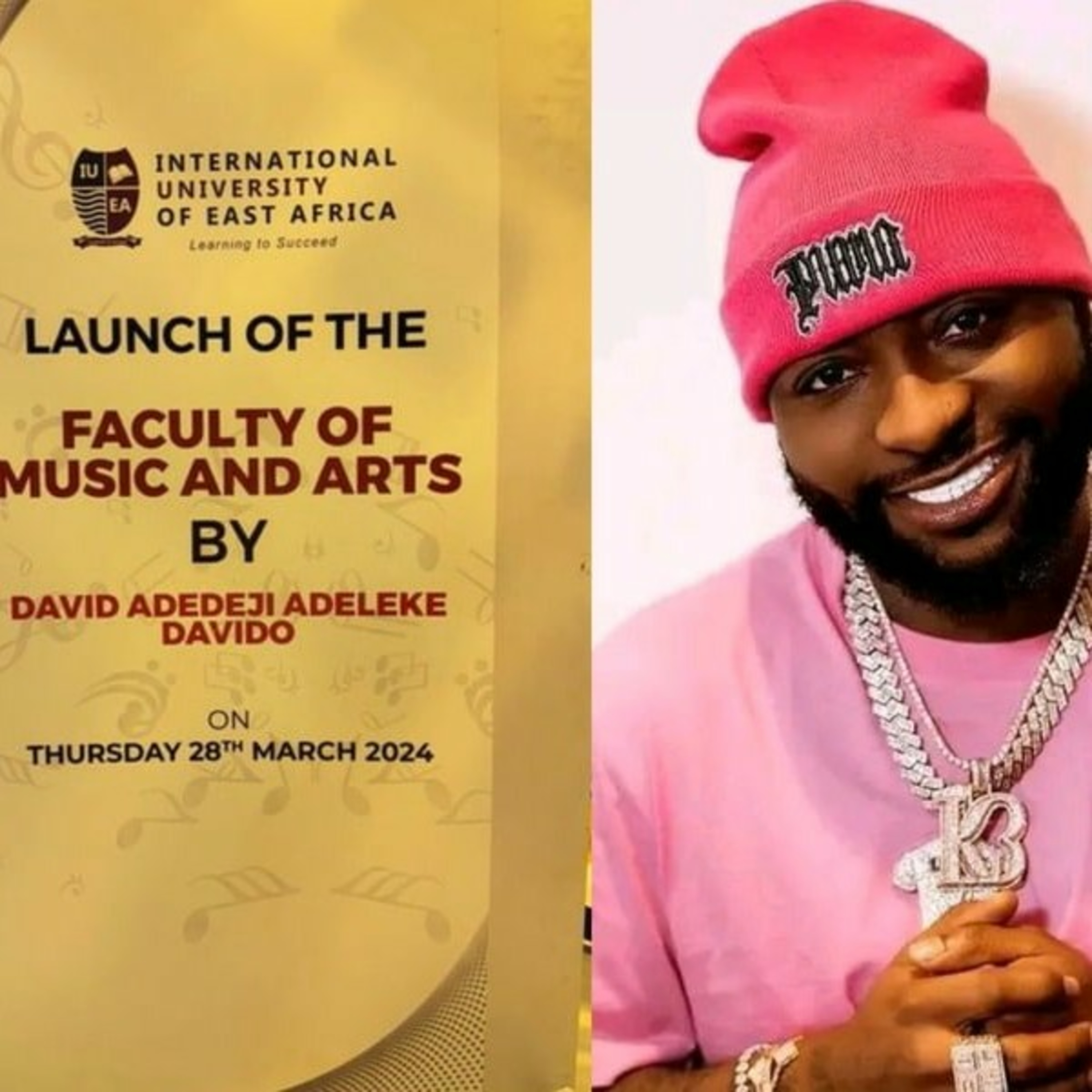 Davido launches a new course, the ‘Faculty of Music and Arts,’ at the International University  episode artwork