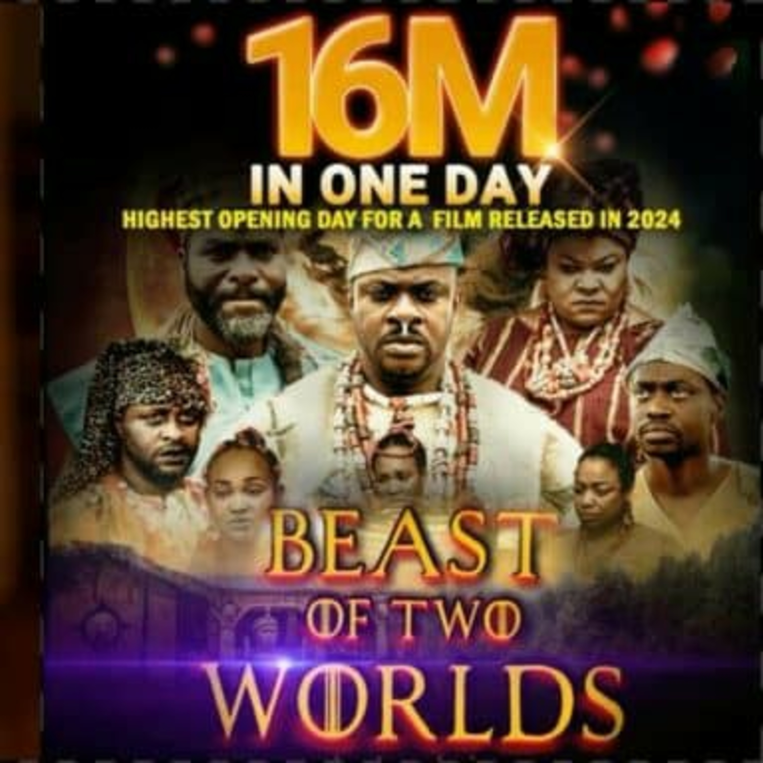 Eniola Ajao excited as "Beast of Two Worlds" hits 16M views on the first day. episode artwork