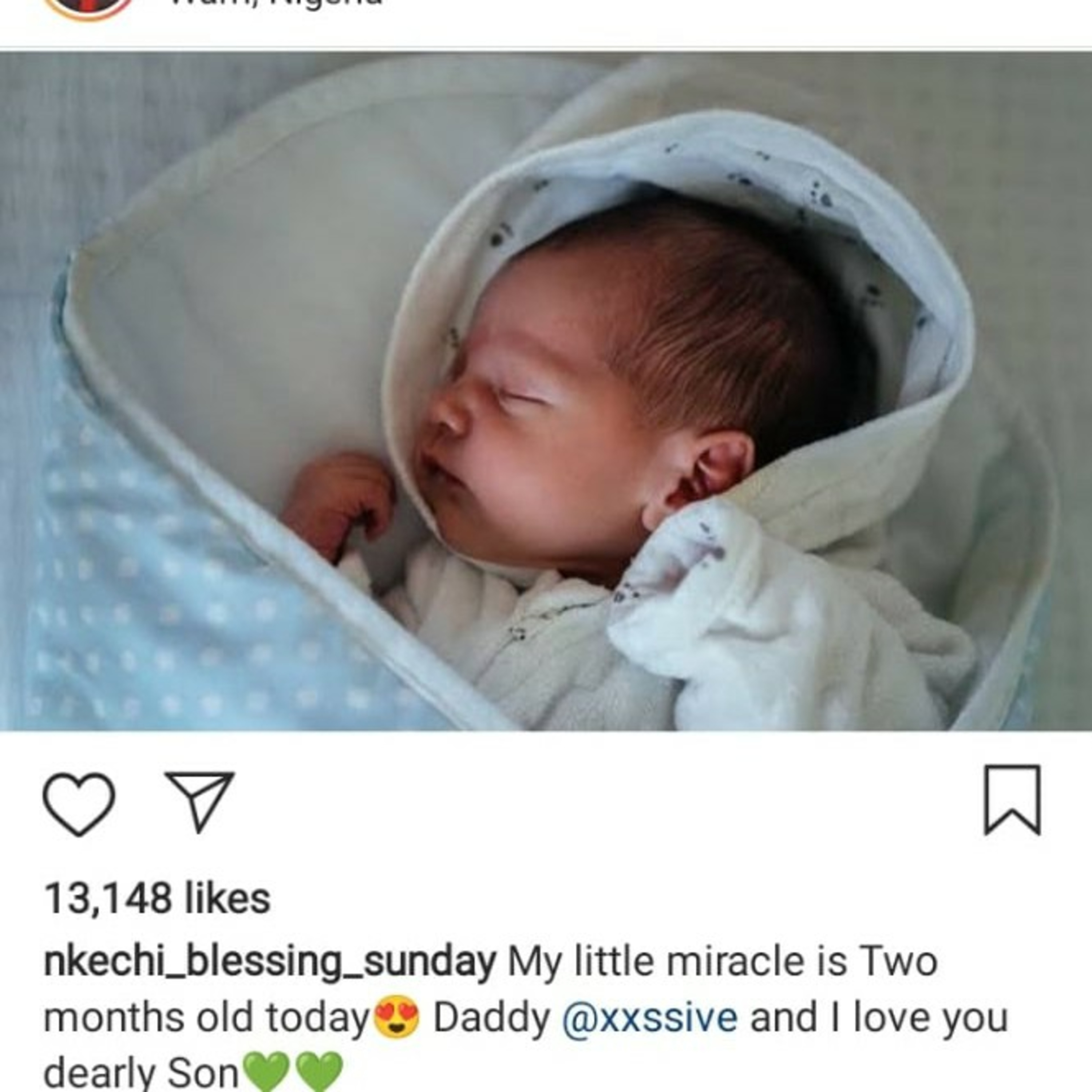 Actress Nkechi Blessing pranks her fans and followers that she welcomed a baby boy with her man episode artwork