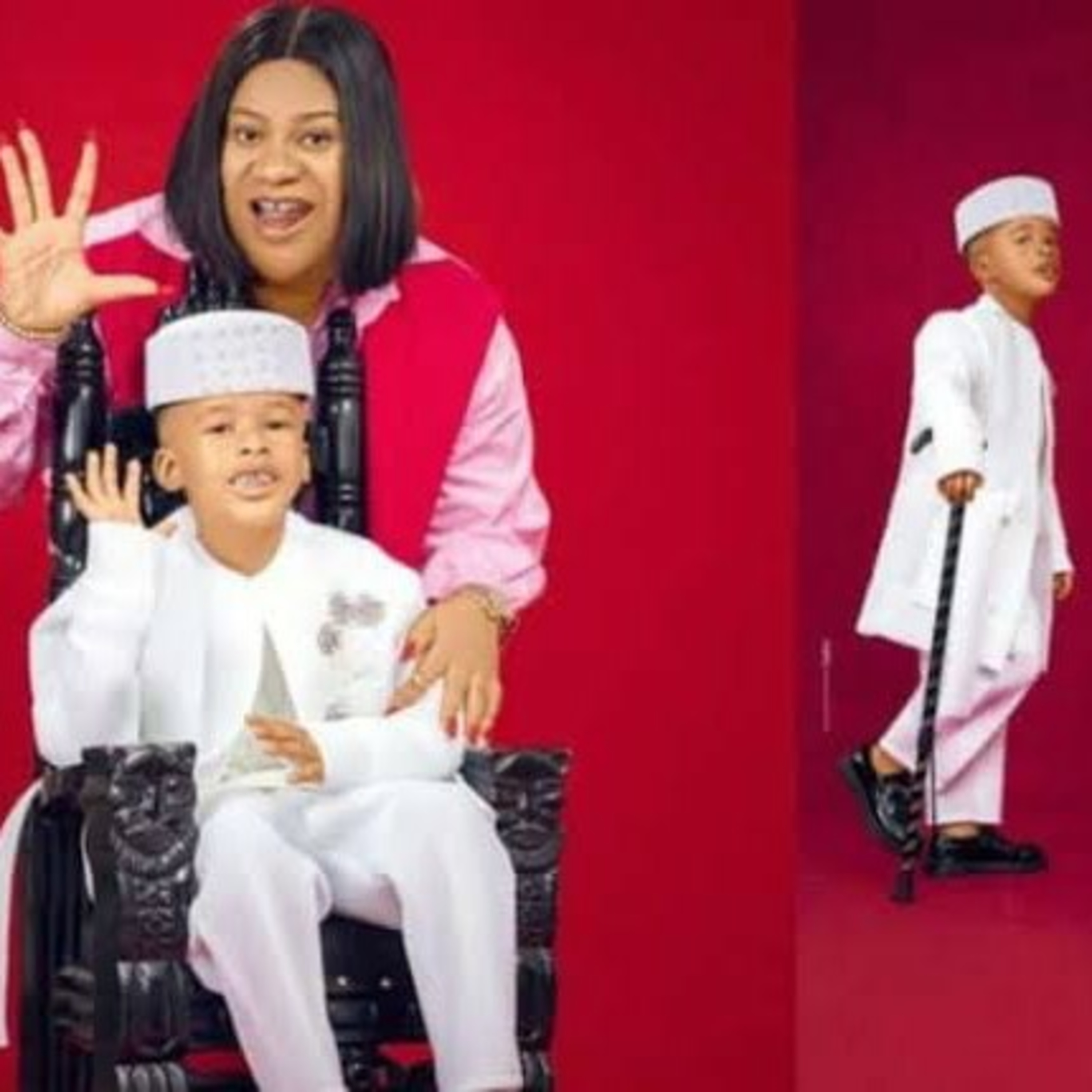 Nkechi Blessing celebrate son at 5 episode artwork