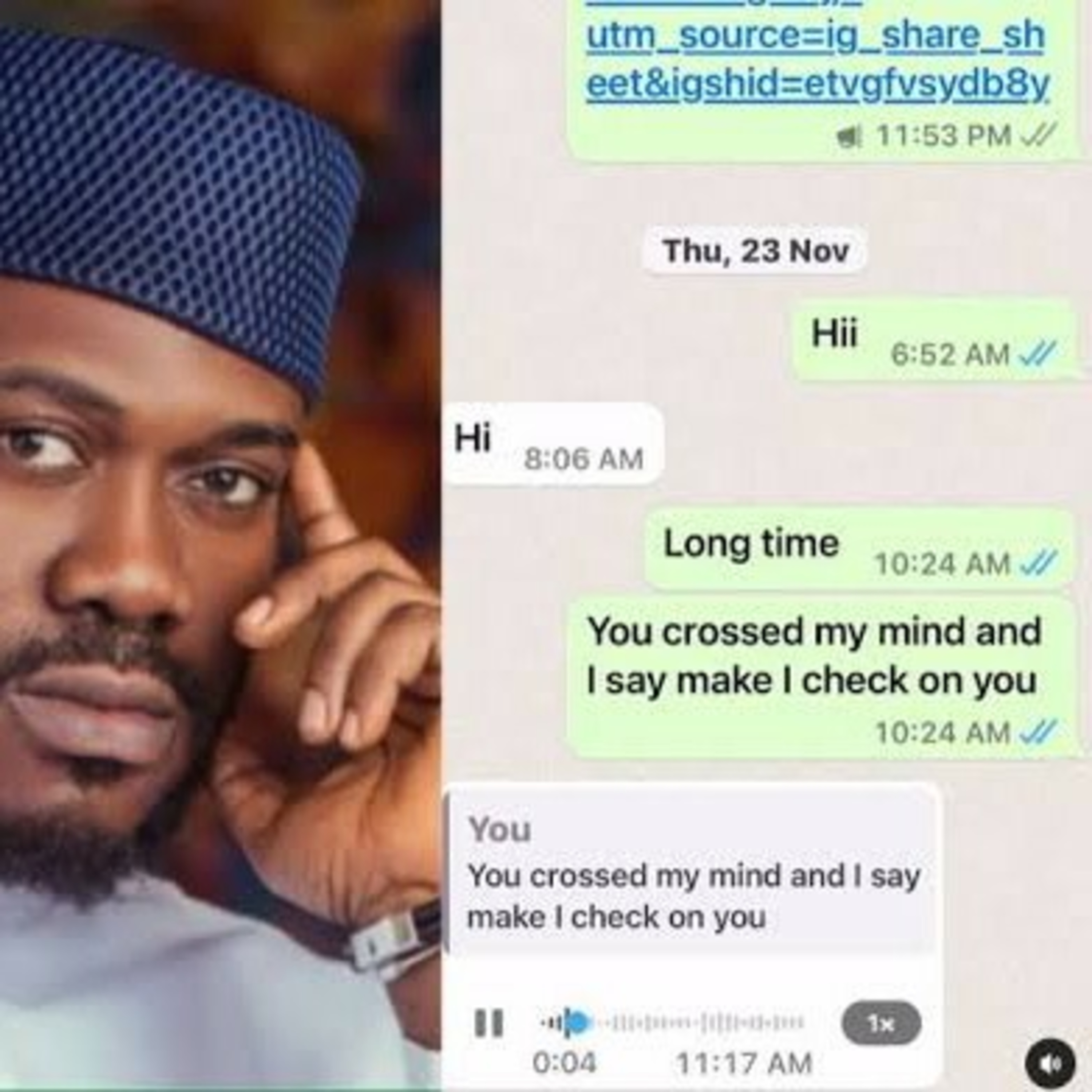 Actor Deyemi Okanlawon shares chat with late actress Aderounmu Adejumoke episode artwork