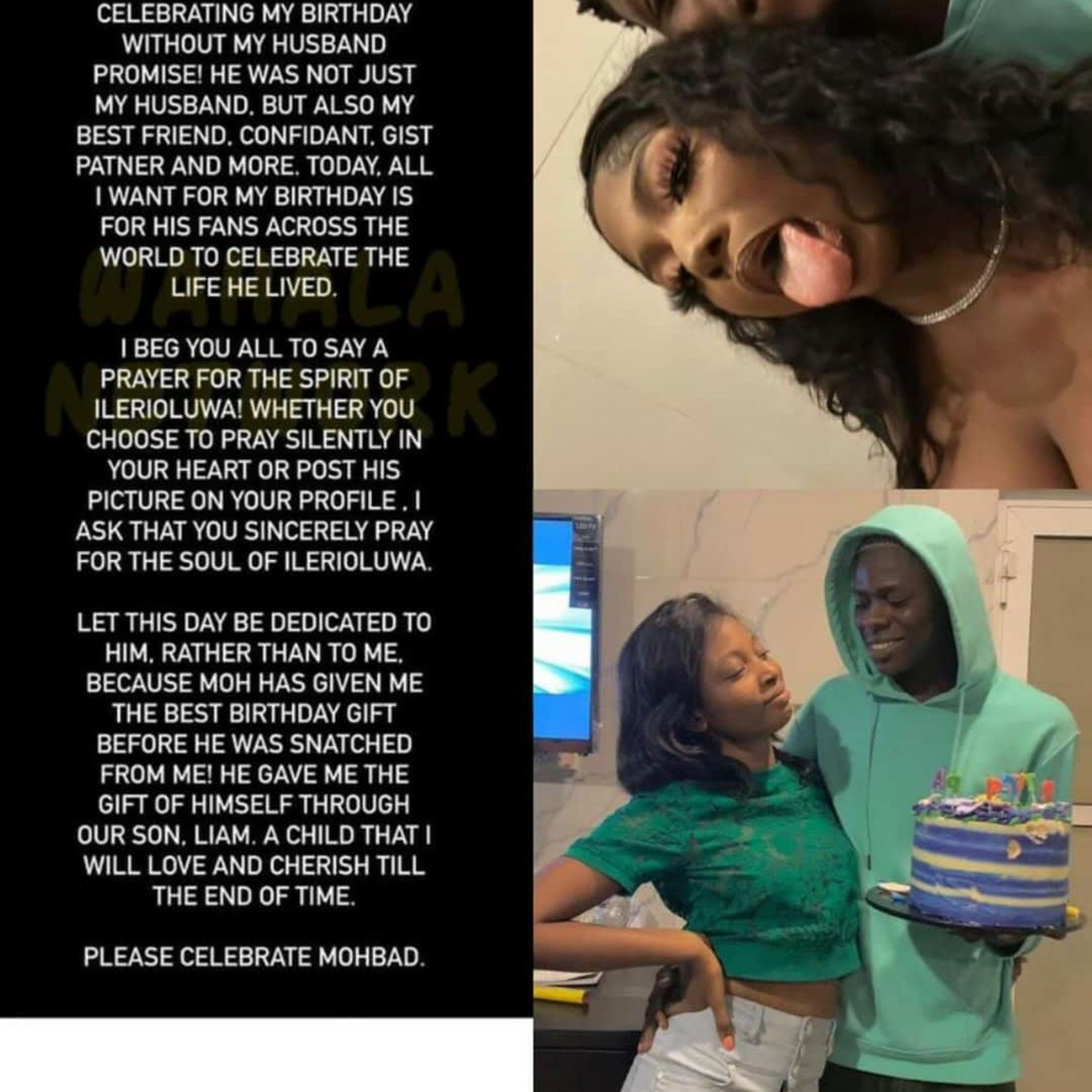 Late Mohbad's wife, Wunmi celebrates her 25th birthday. episode artwork