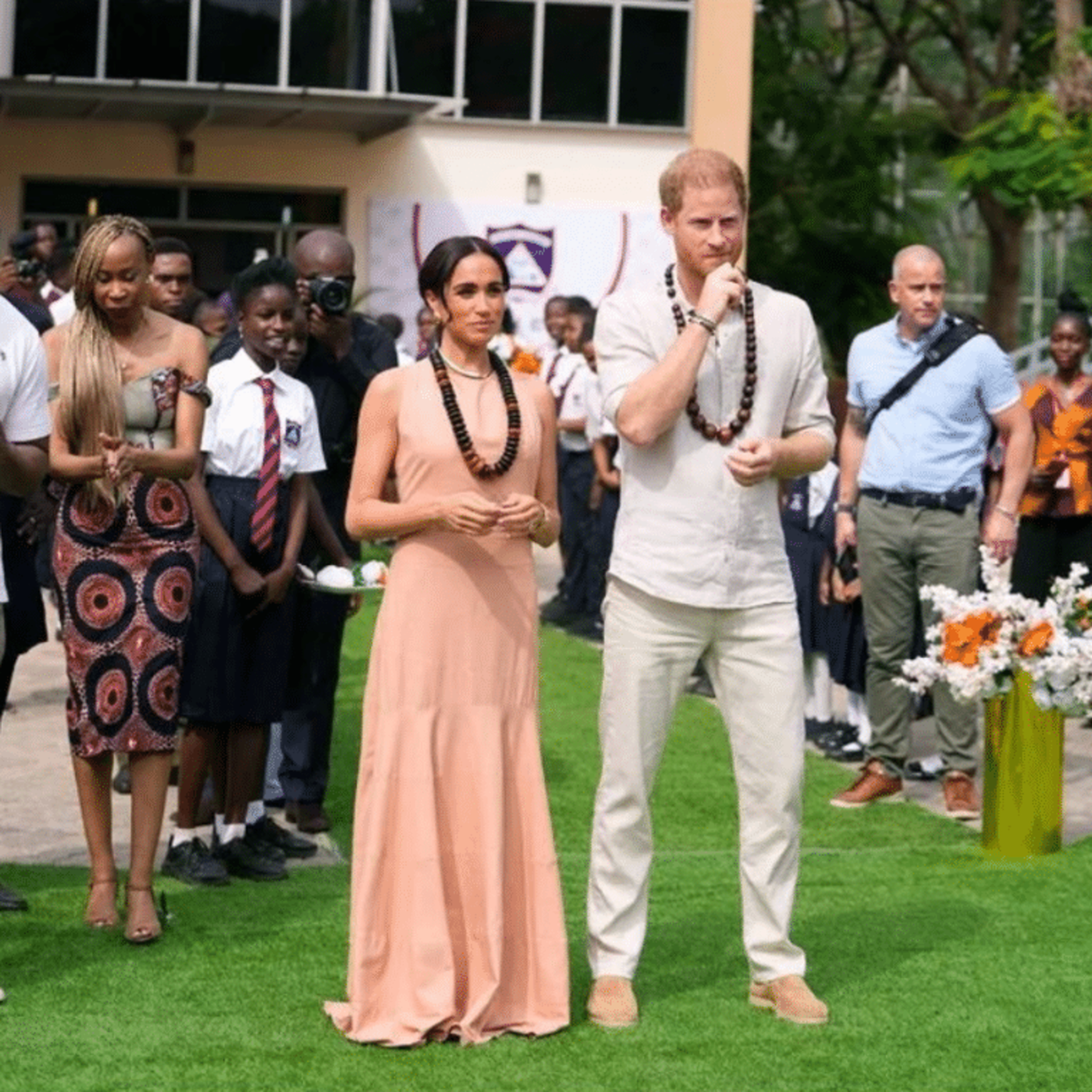 Duke and Duchess of Sussex, Prince Harry and Meghan Marklehave landed in Nigeria to promote a game. episode artwork