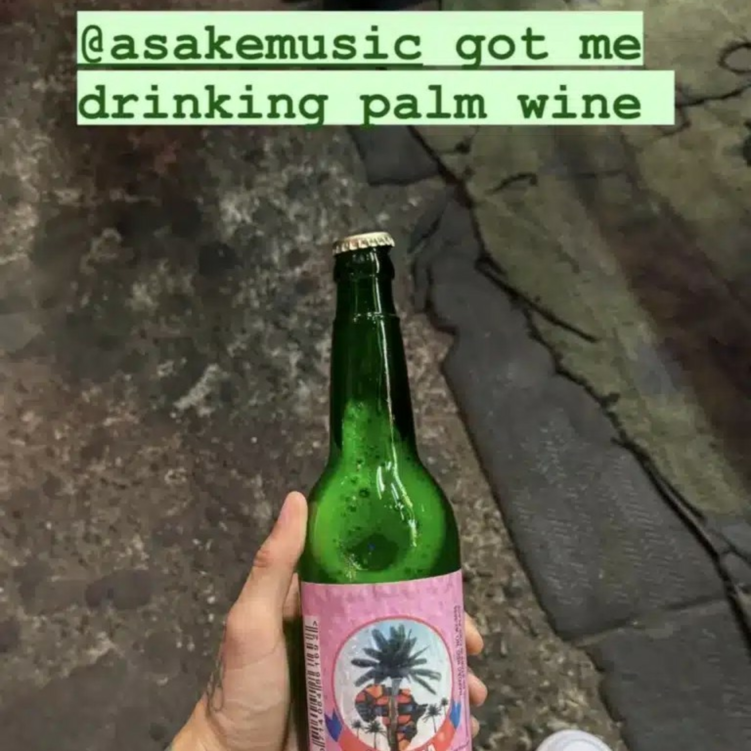 Asake introduces Central Cee to drinking palm wine