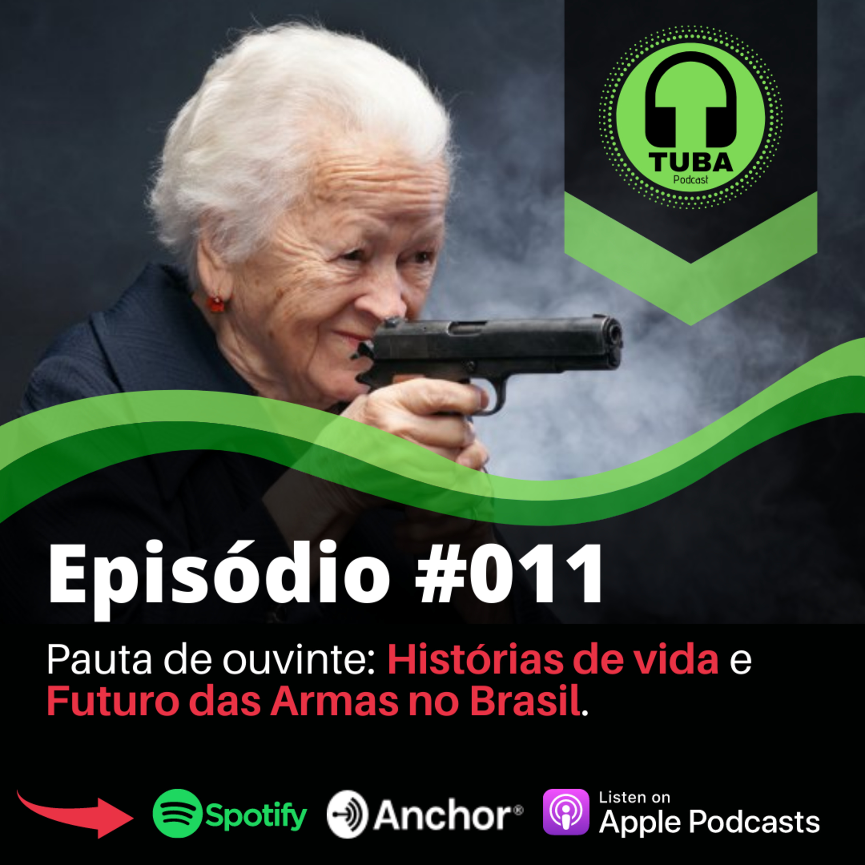 #011 - Pauta de ouvinte - Histórias de Vida e Futuro das Armas no Brasil episode artwork