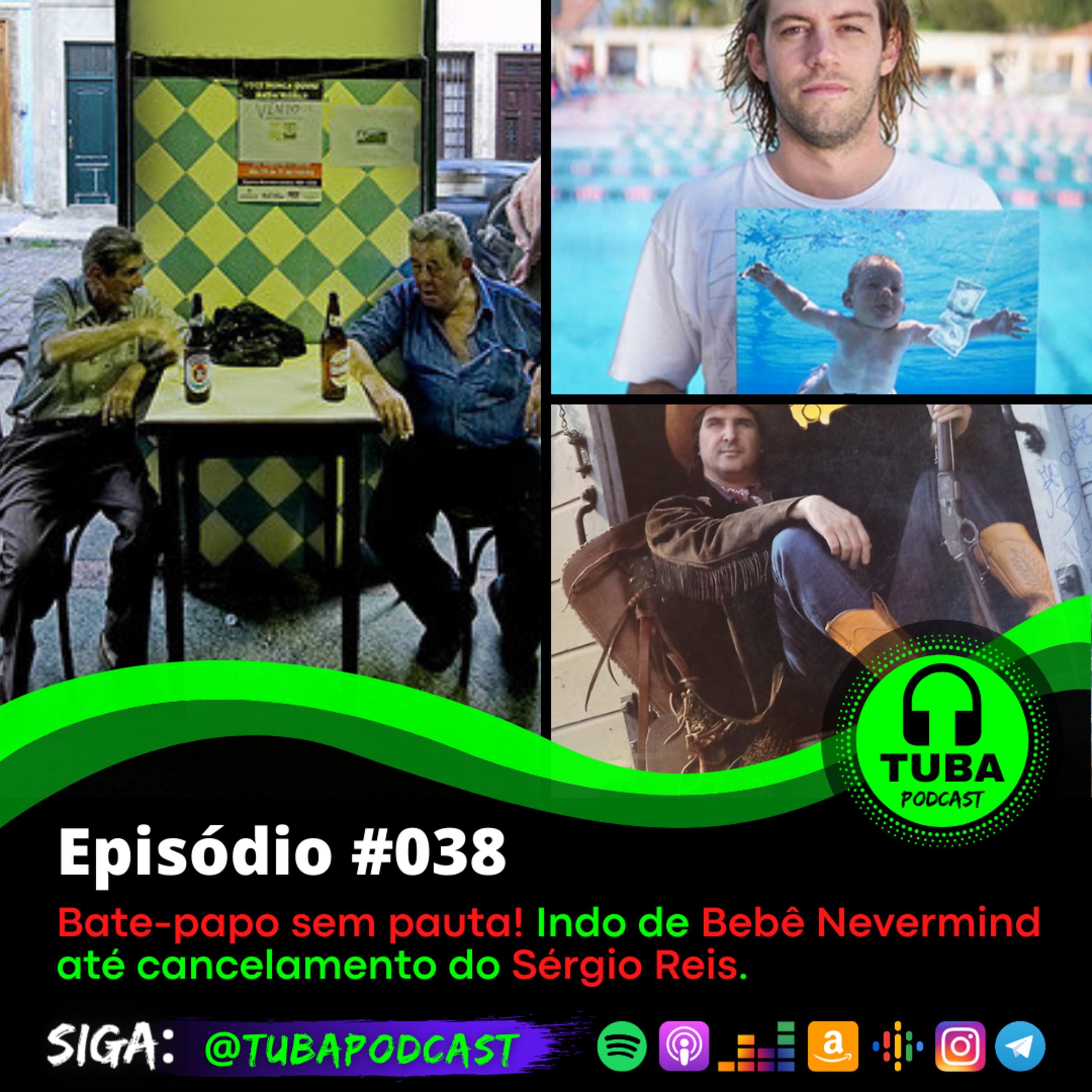 #038 - Bate-papo sem pauta! Indo de Bebê Nevermind até cancelamento do Sérgio Reis. episode artwork