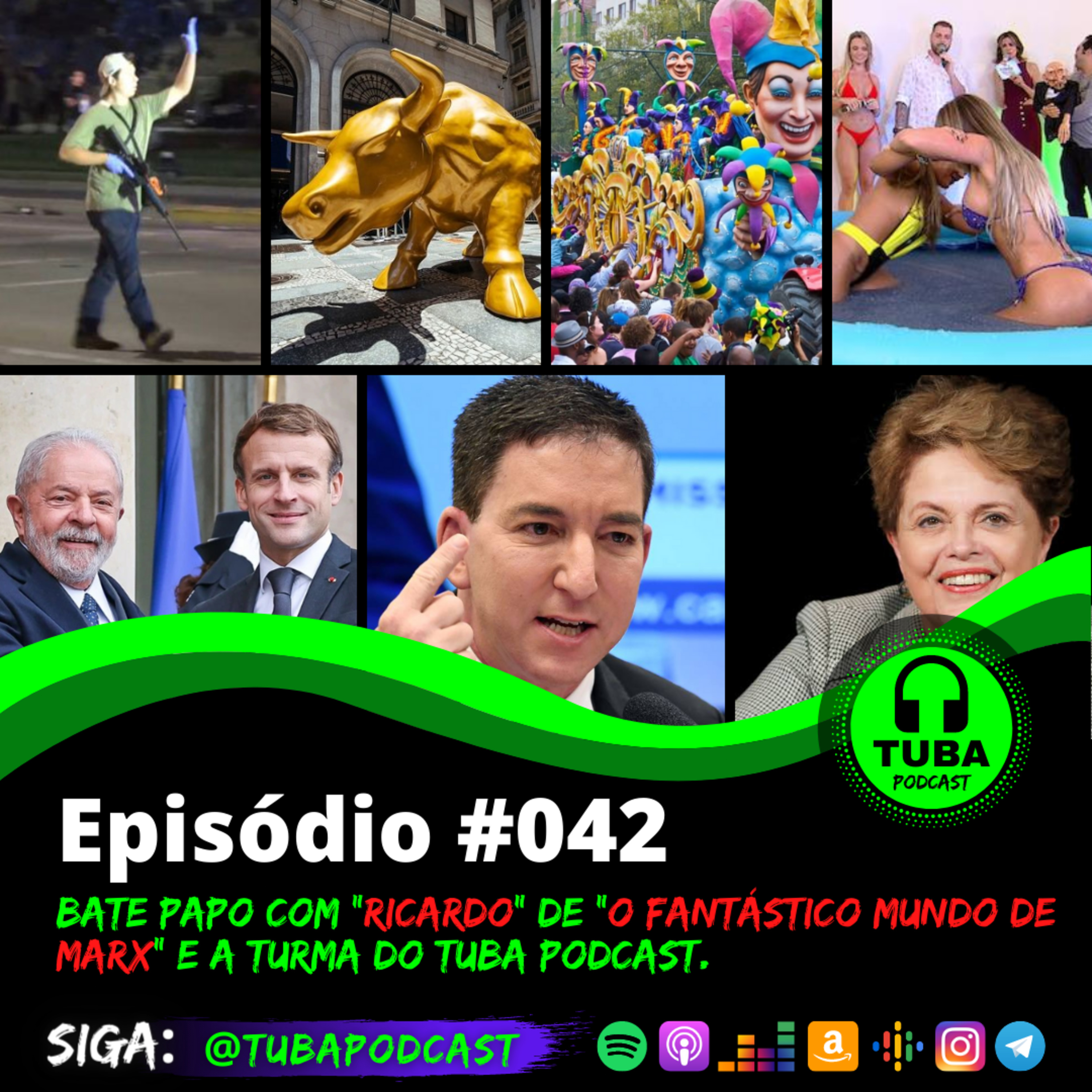 #042 - Bate papo com "Ricardo" de "o Fantástico Mundo de Marx" e a turma do TUBA Podcast. episode artwork