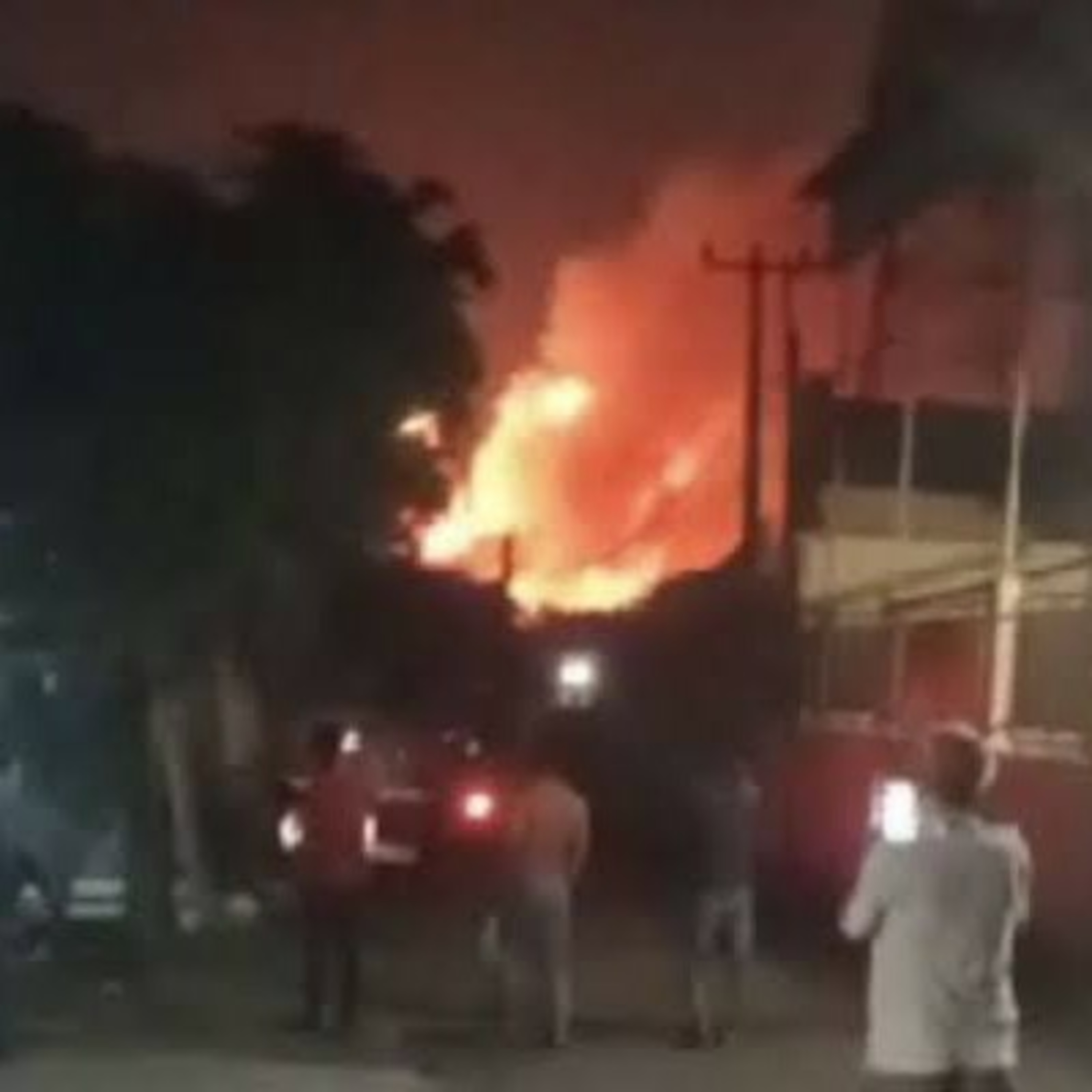 Indonesian Ammunition Store on fire episode artwork