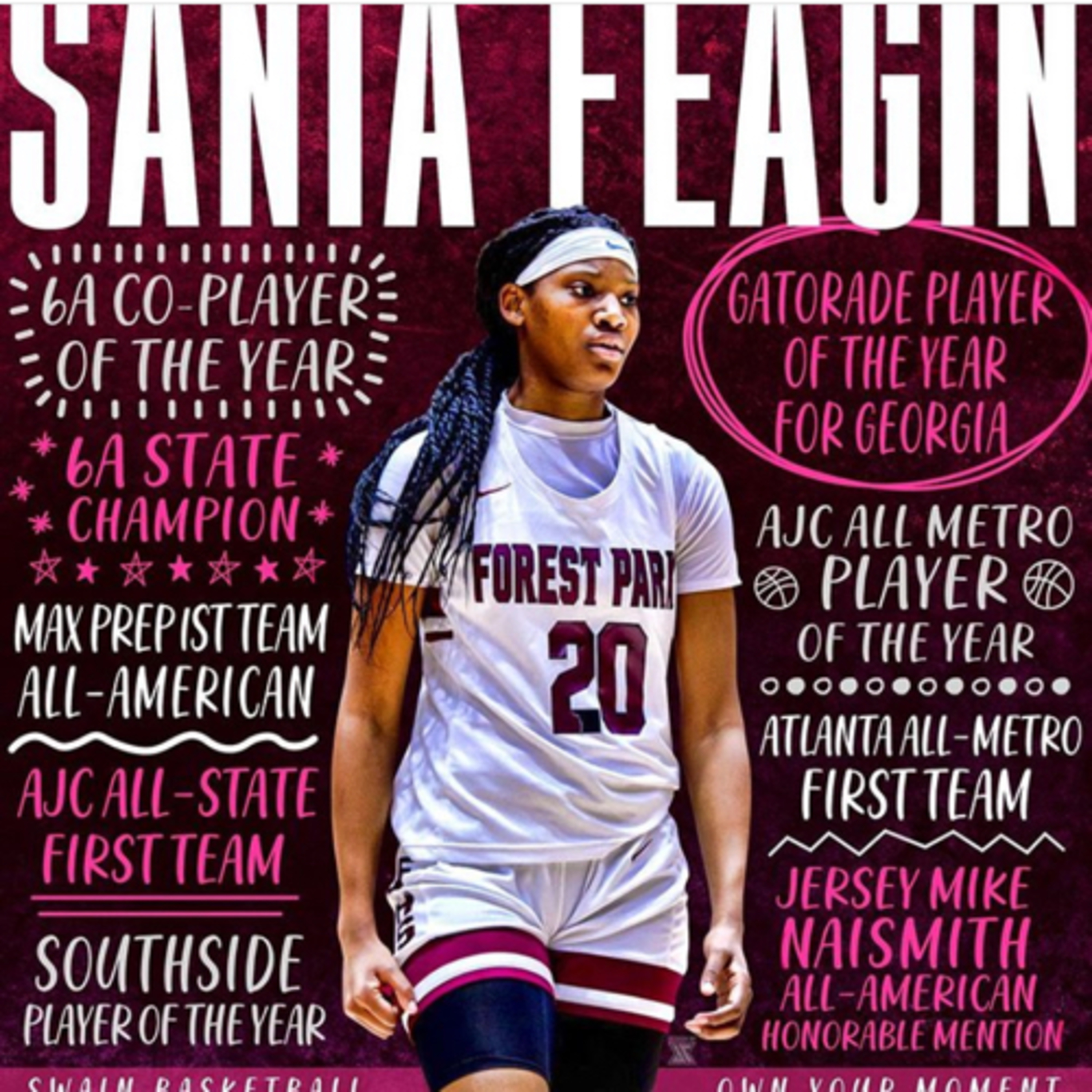 2021 Sania Feagin Georgia Gatorade Player of the Year episode artwork