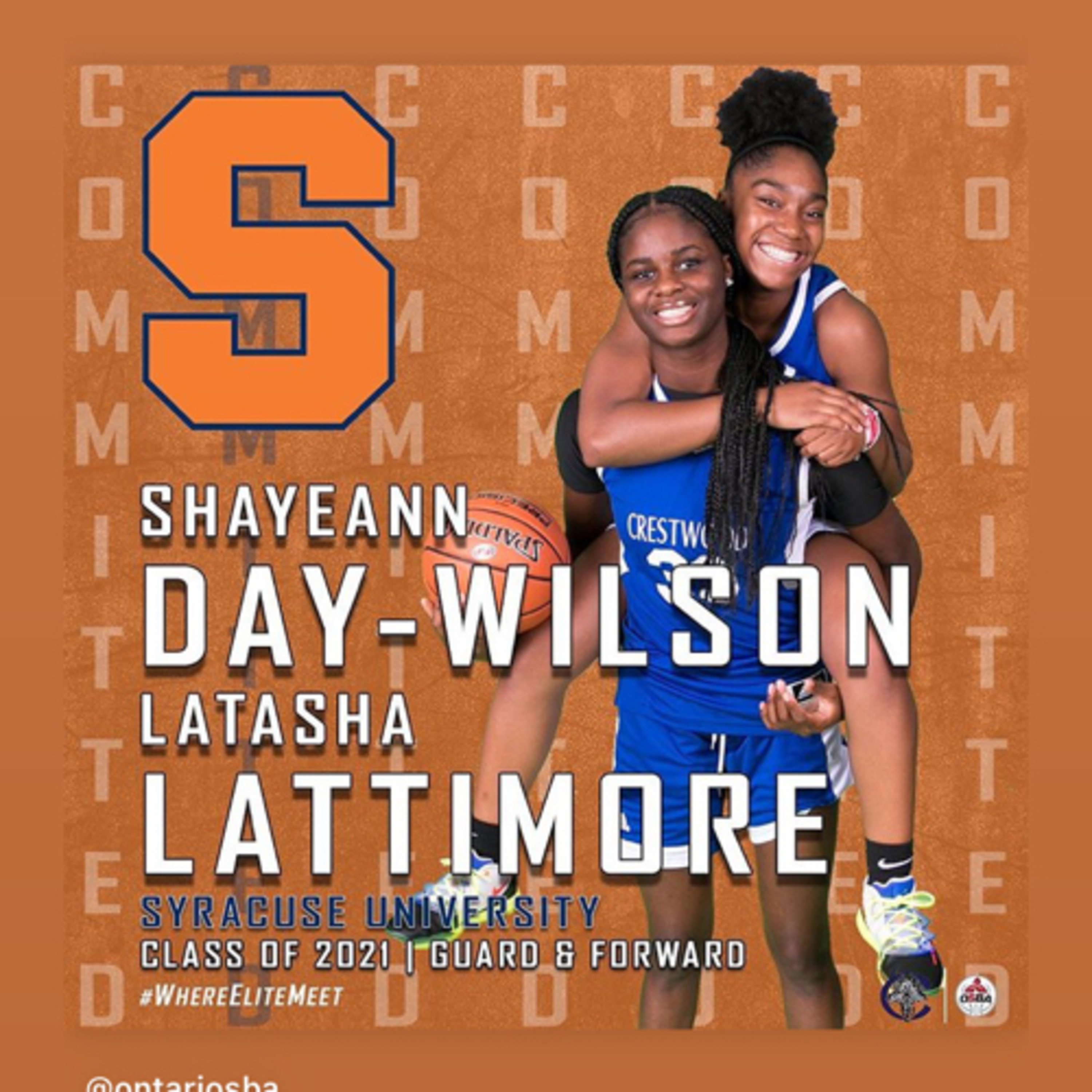 2021 Syracuse commits PG Shayanne Day-Wilson and Forward Latasha Lattimore episode artwork