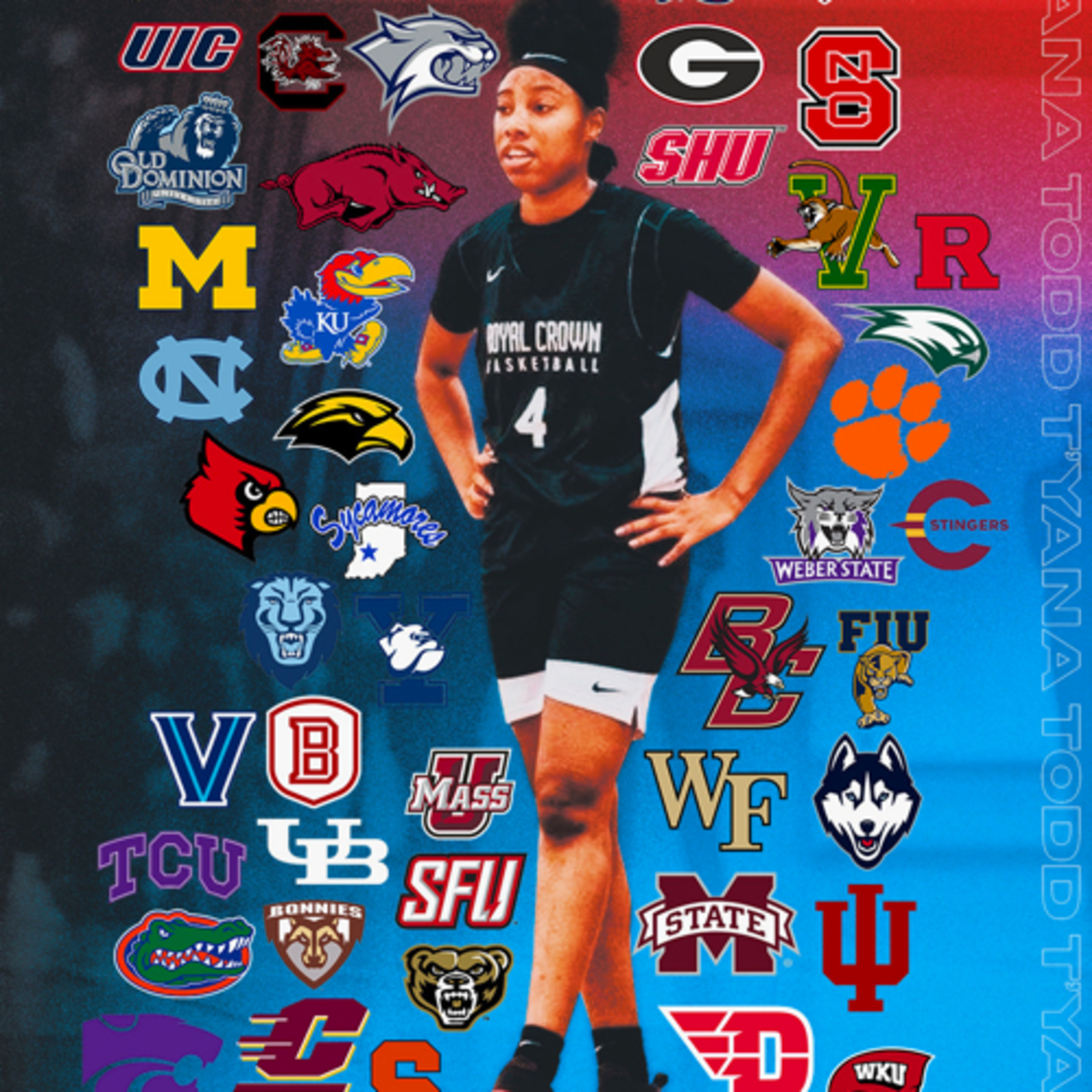 2022 Top 25 Guard 6-0 T’yana Todd episode artwork
