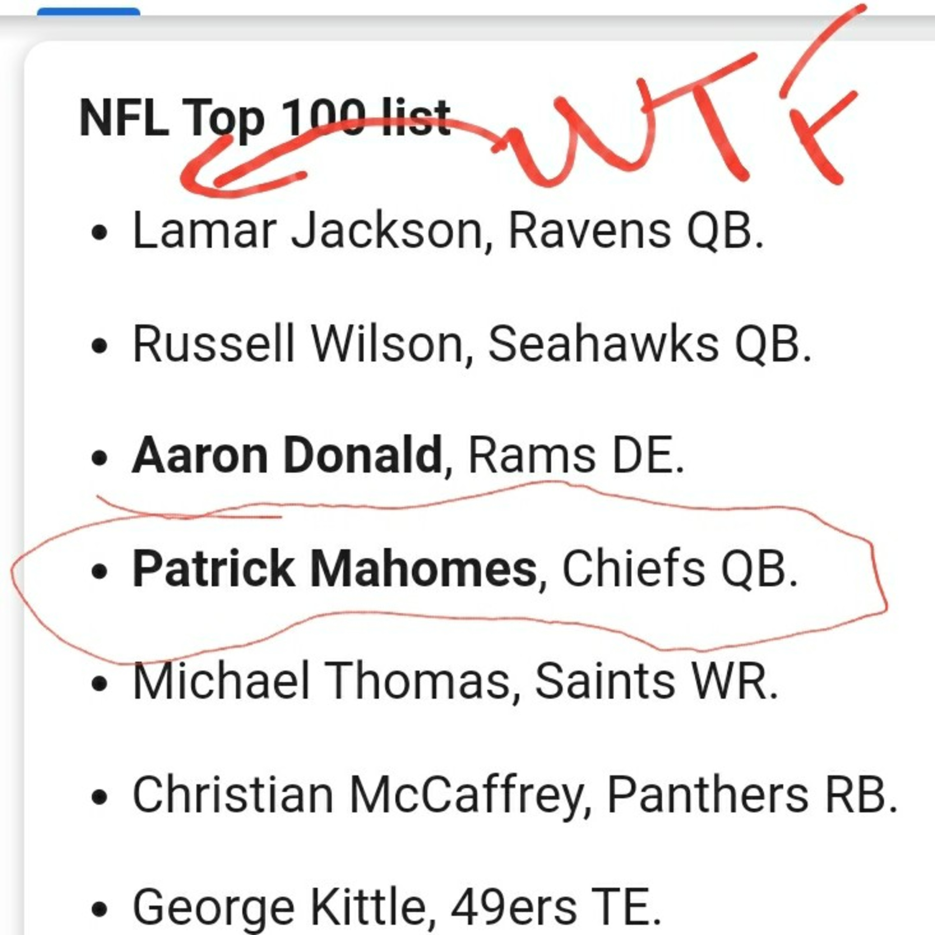 Don't Disrespect My Homie Mahomes
