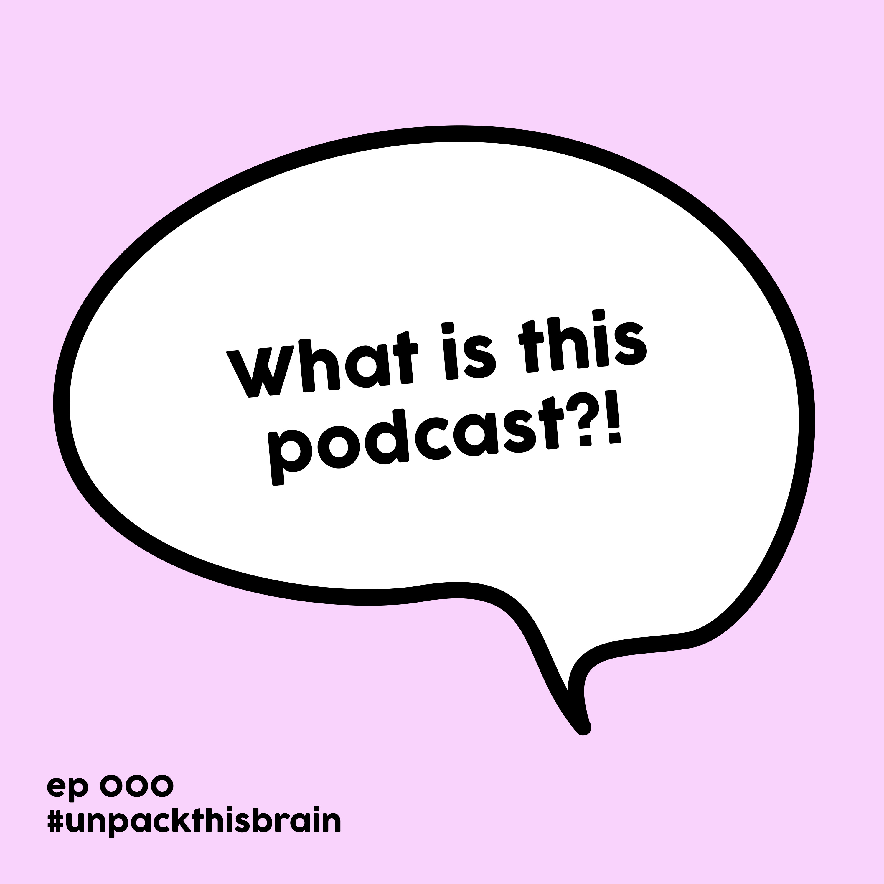 What is this podcast?! | Trailer episode artwork