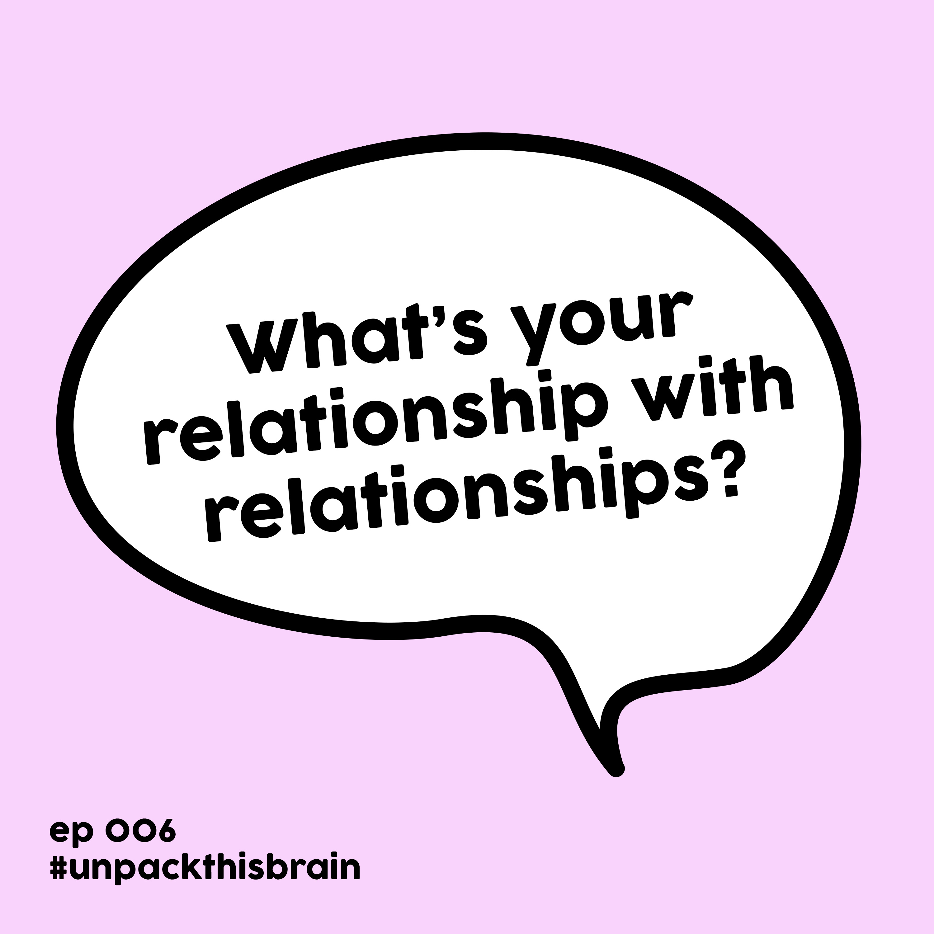 What's your relationship with relationships? | Ep. 6 episode artwork