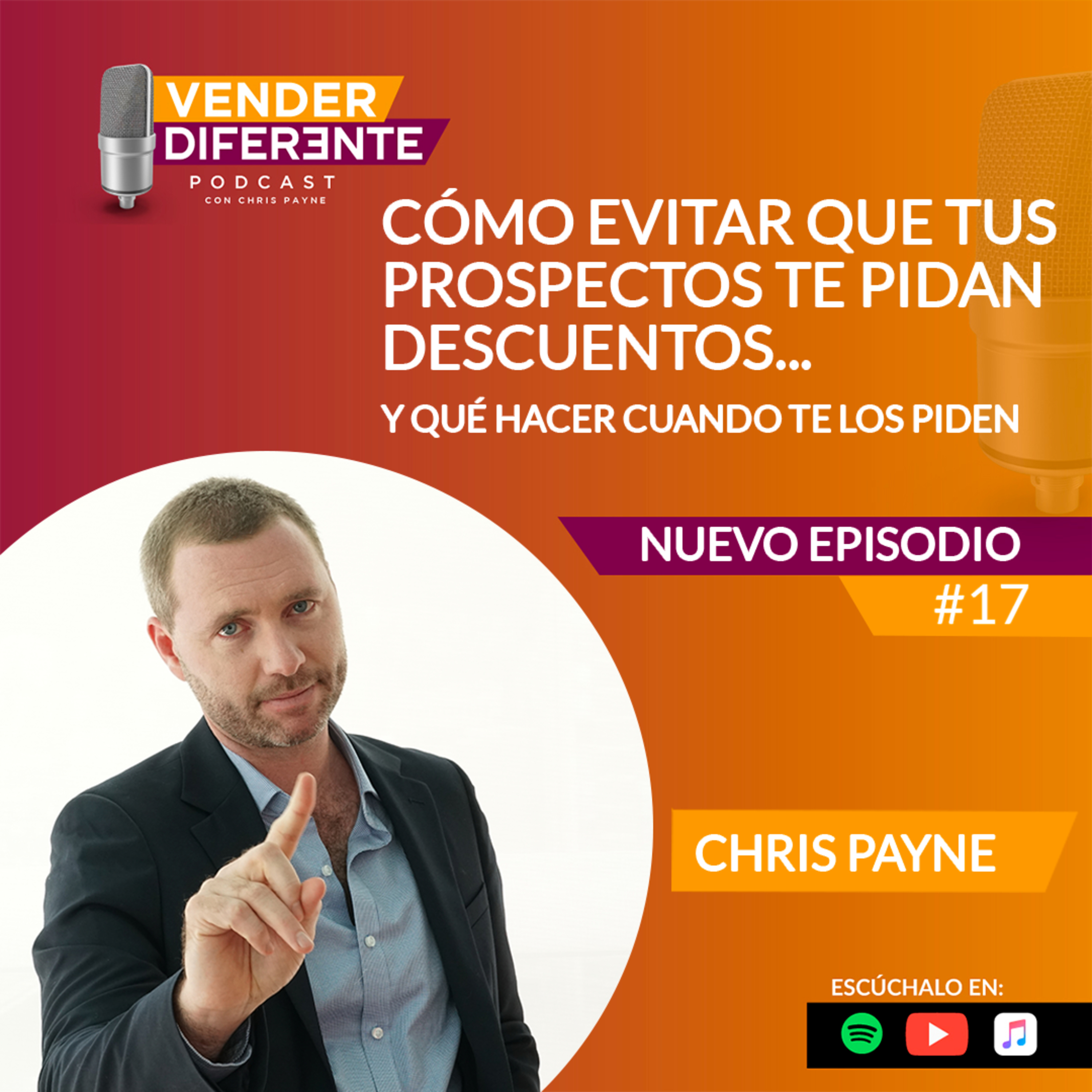 Episodio #017 - Cómo evitar que tus clientes te piden descuentos...y que hacer cuando te los piden. episode artwork