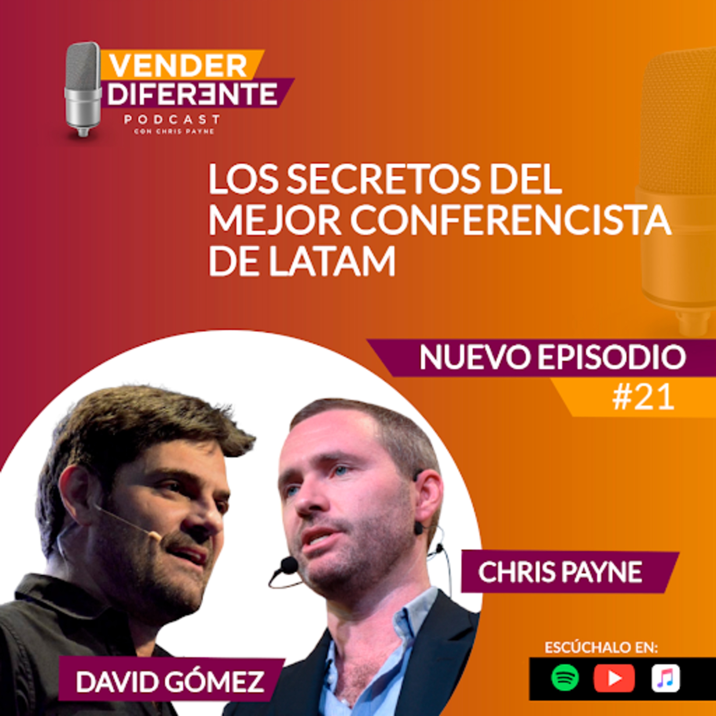 Episodio #021 - Los secretos del mejor conferencista de LATAM aka David Gómez episode artwork