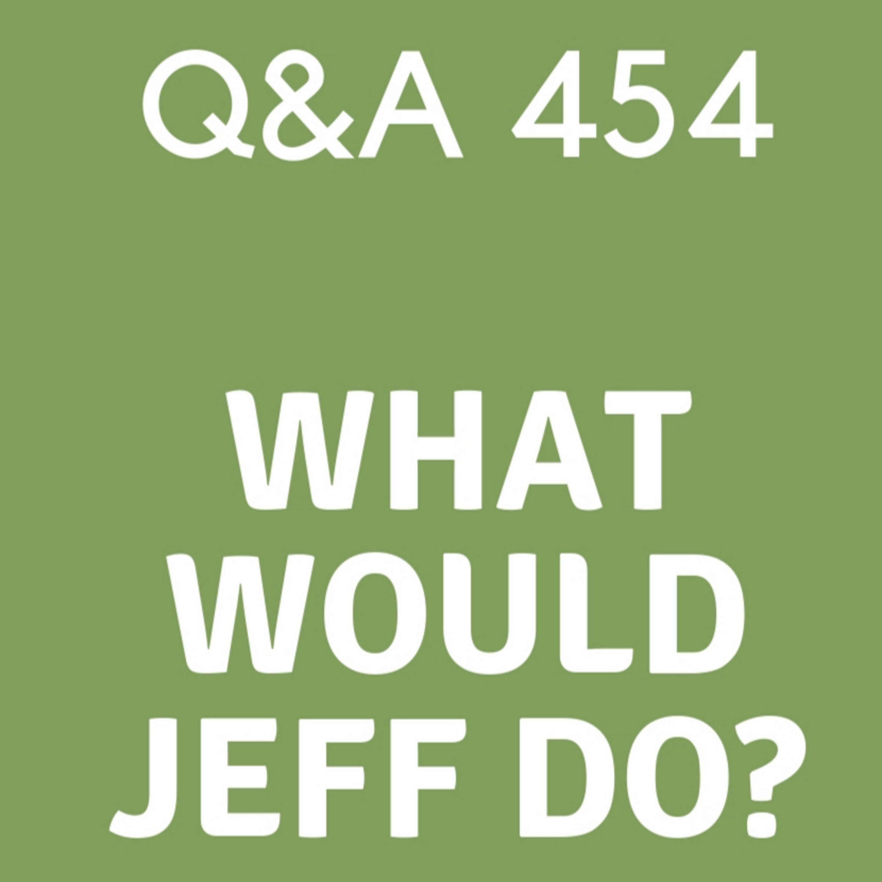 Stop a dog from jumping | Dog bites while playing | What Would Jeff Do? Dog Training Q & A #454 episode artwork