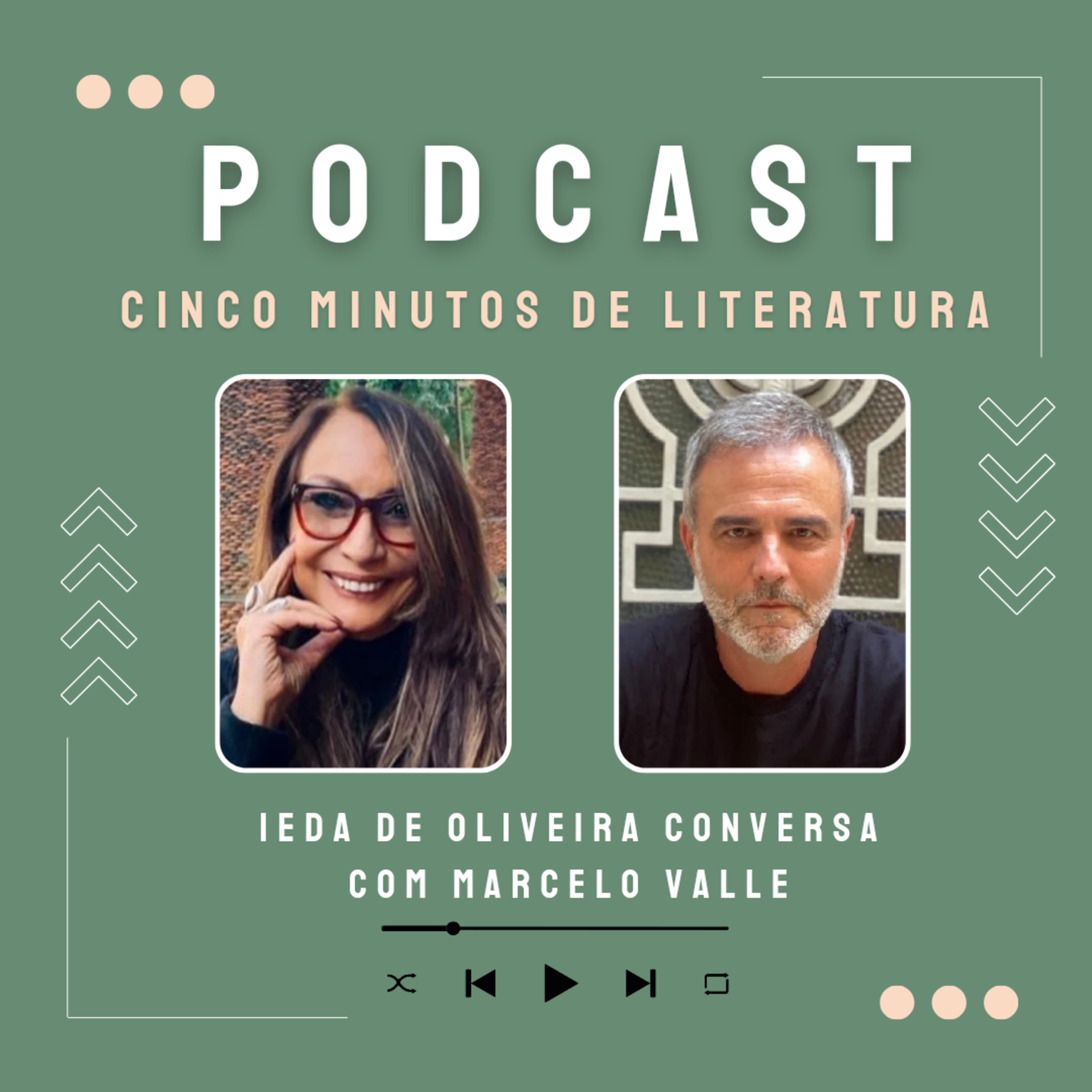 Ieda de Oliveira conversa com o ator Marcelo Valle