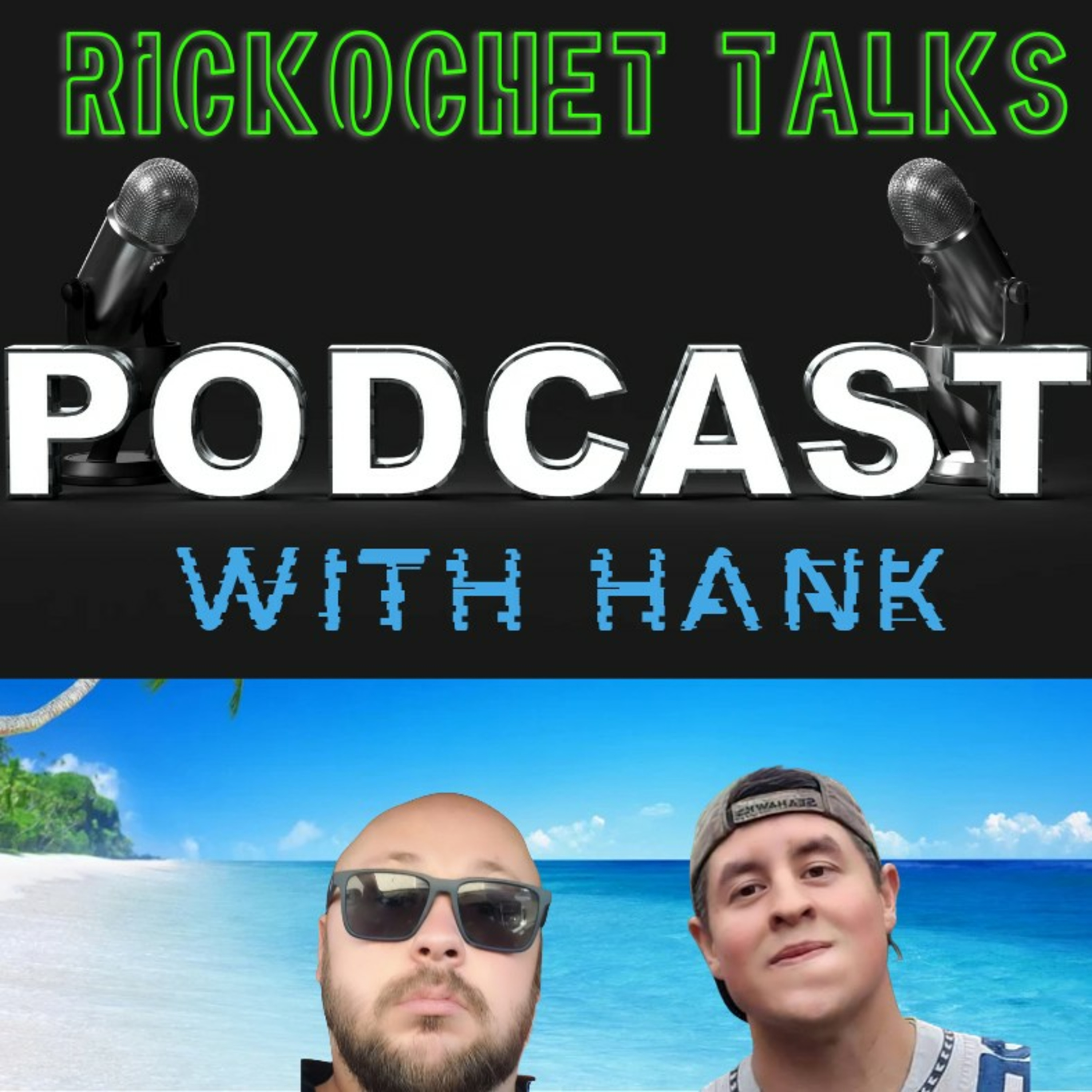 Rickochet and Davi on the worse hangovers ever and Sandler movies episode artwork