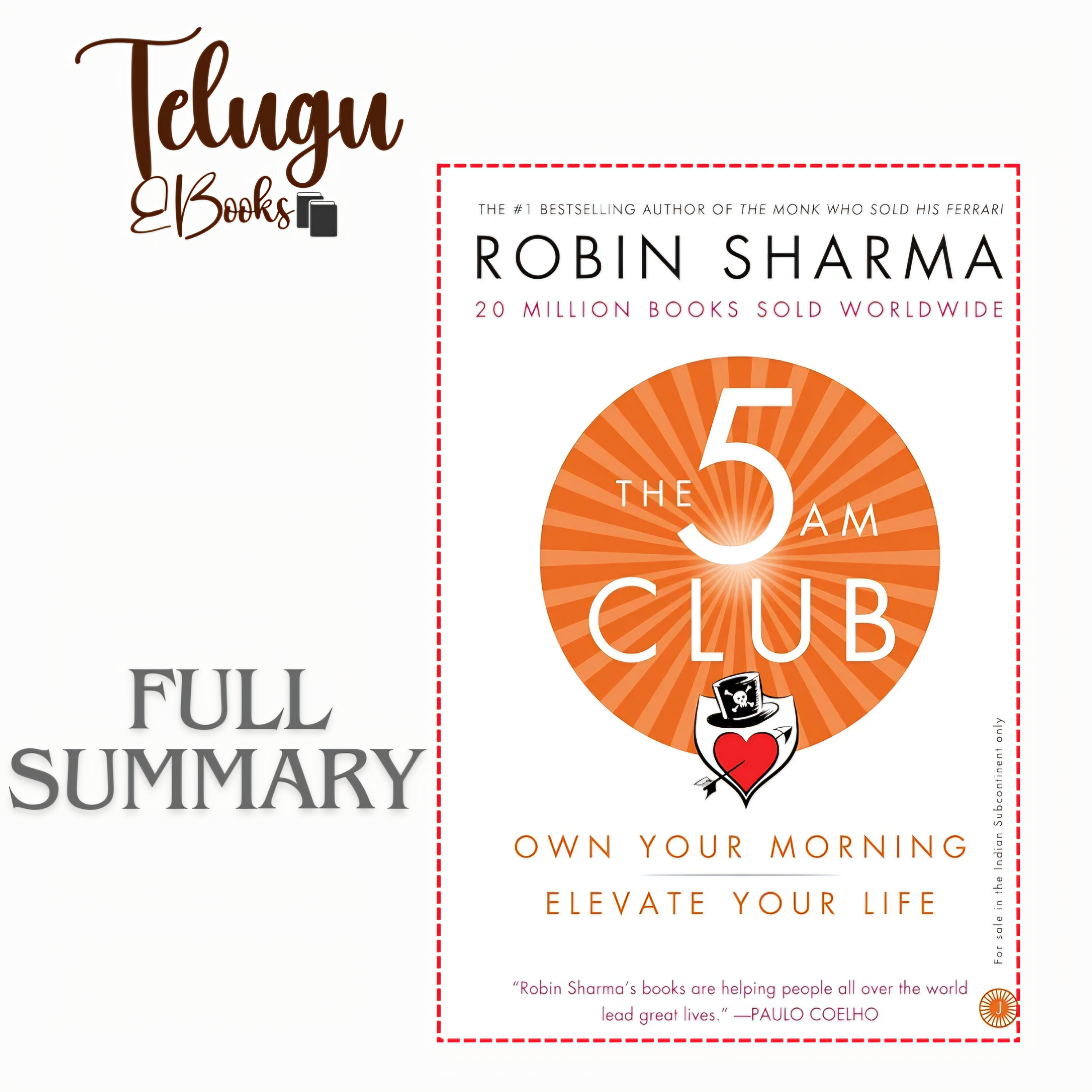 Telugu EBooks- The 5AM Club Complete Book Summary Analysis In Telugu  episode artwork